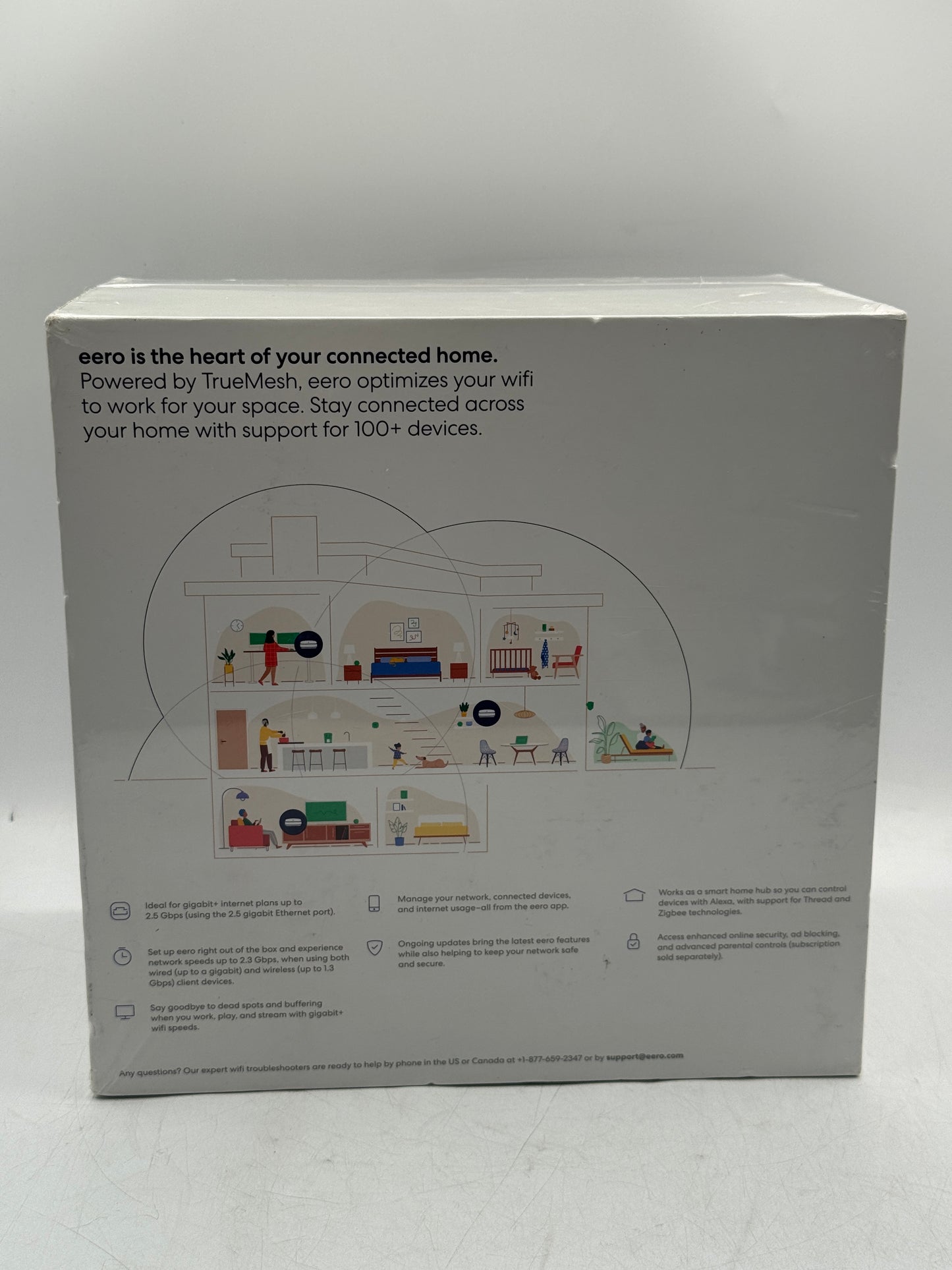 Amazon eero Pro 6E Tri-Band Mesh Wi-Fi 6E System AX5400 3-Pack Router New Sealed