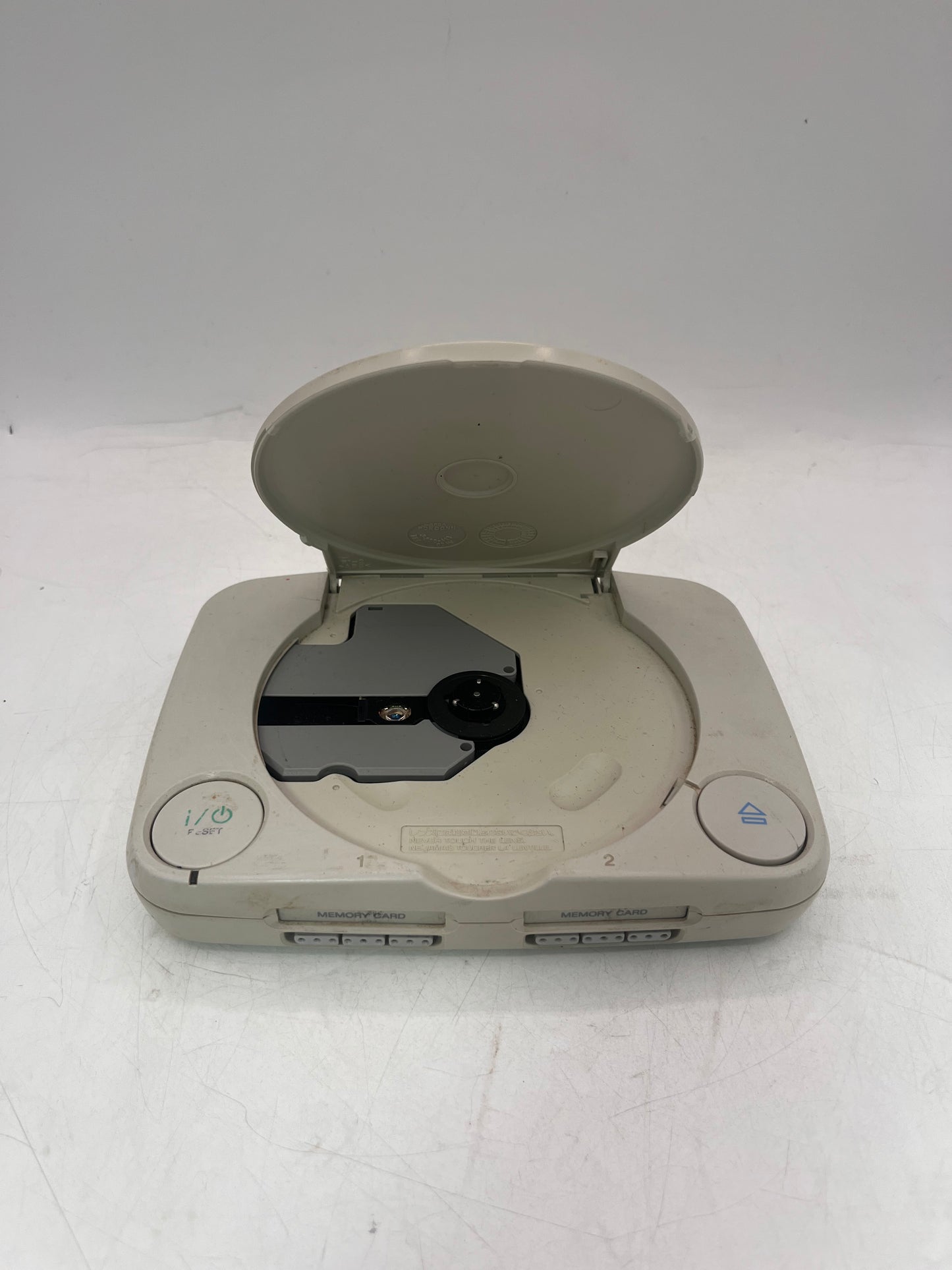 Sony PlayStation One SCPH-101 Silver Video Game System Broken