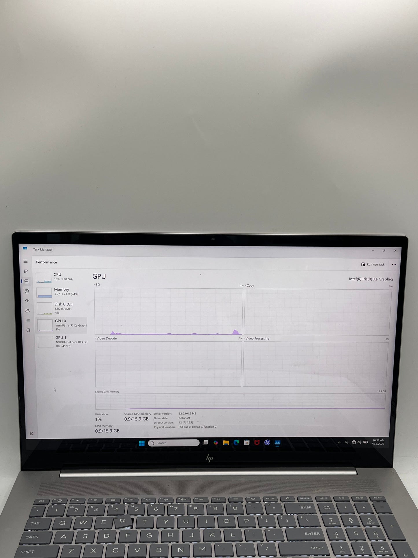 HP Envy 17-CW0097nr 17” Core i7-1355U 32GB 1TB RTX 3050 w/ Charger
