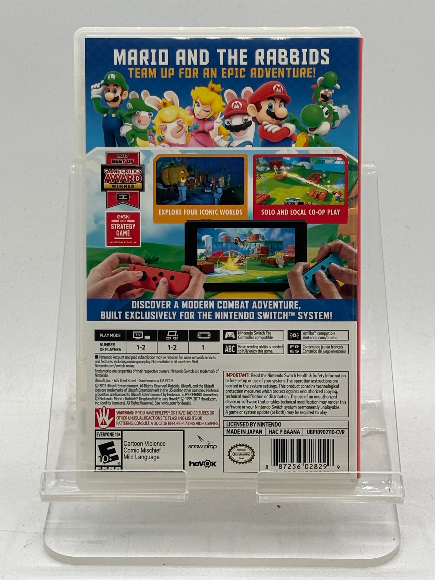 Mario + Rabbids Kingdom Battle Nintendo Switch - Used With Box