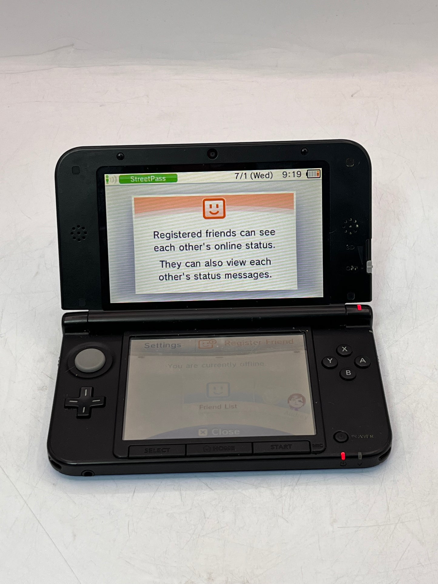 Nintendo 3DS XL (SPR-001) 2012 Video Game System Blue 4GB
