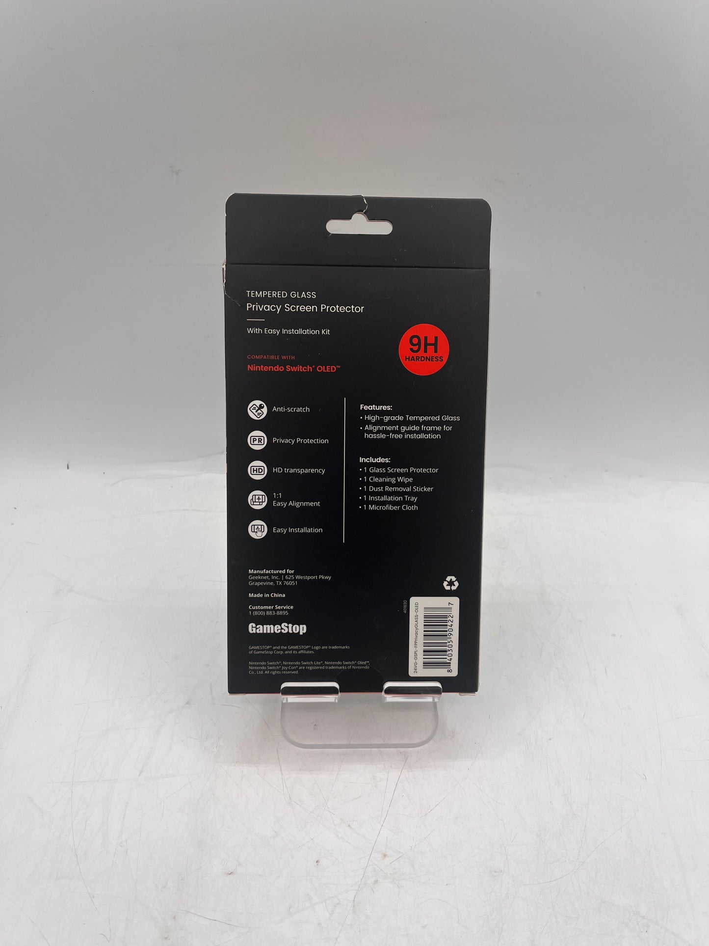 GameStop Tempered Glass Privacy Screen Protector for Nintendo Switch OLED