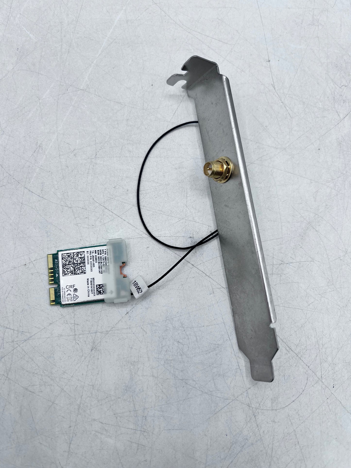 Intel Wireless-AC 9461 M.2 WiFi Card + Antenna Bracket – Bluetooth, Dual Band