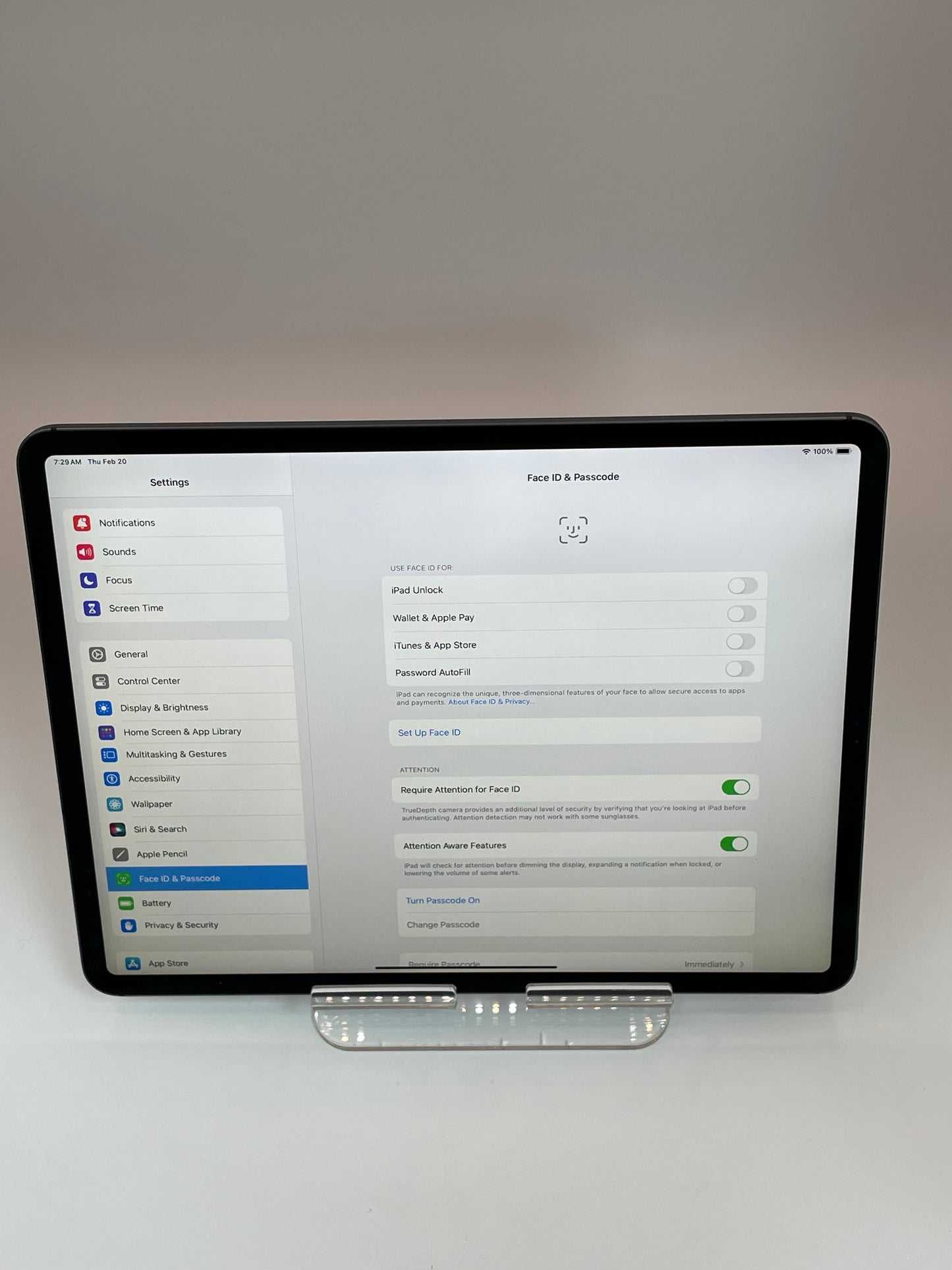 Unlocked Apple iPad 12.9 3rd gen 256GB A2014 Space Gray