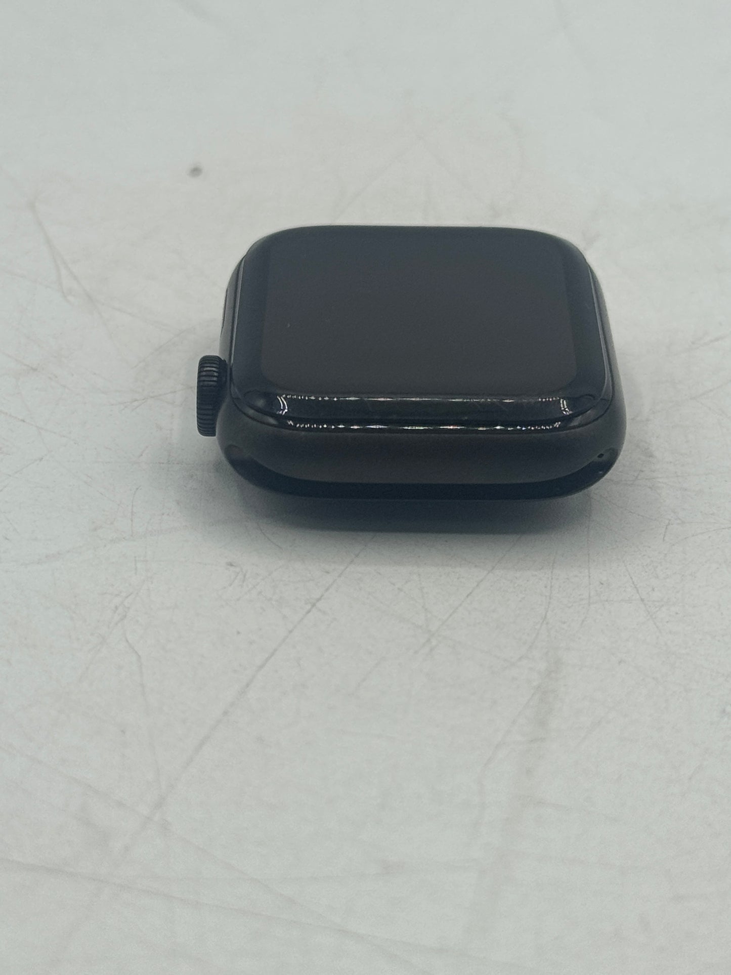 Unlocked Apple Watch Series 5 44mm A2095 Black Titanium 96% Battery Health