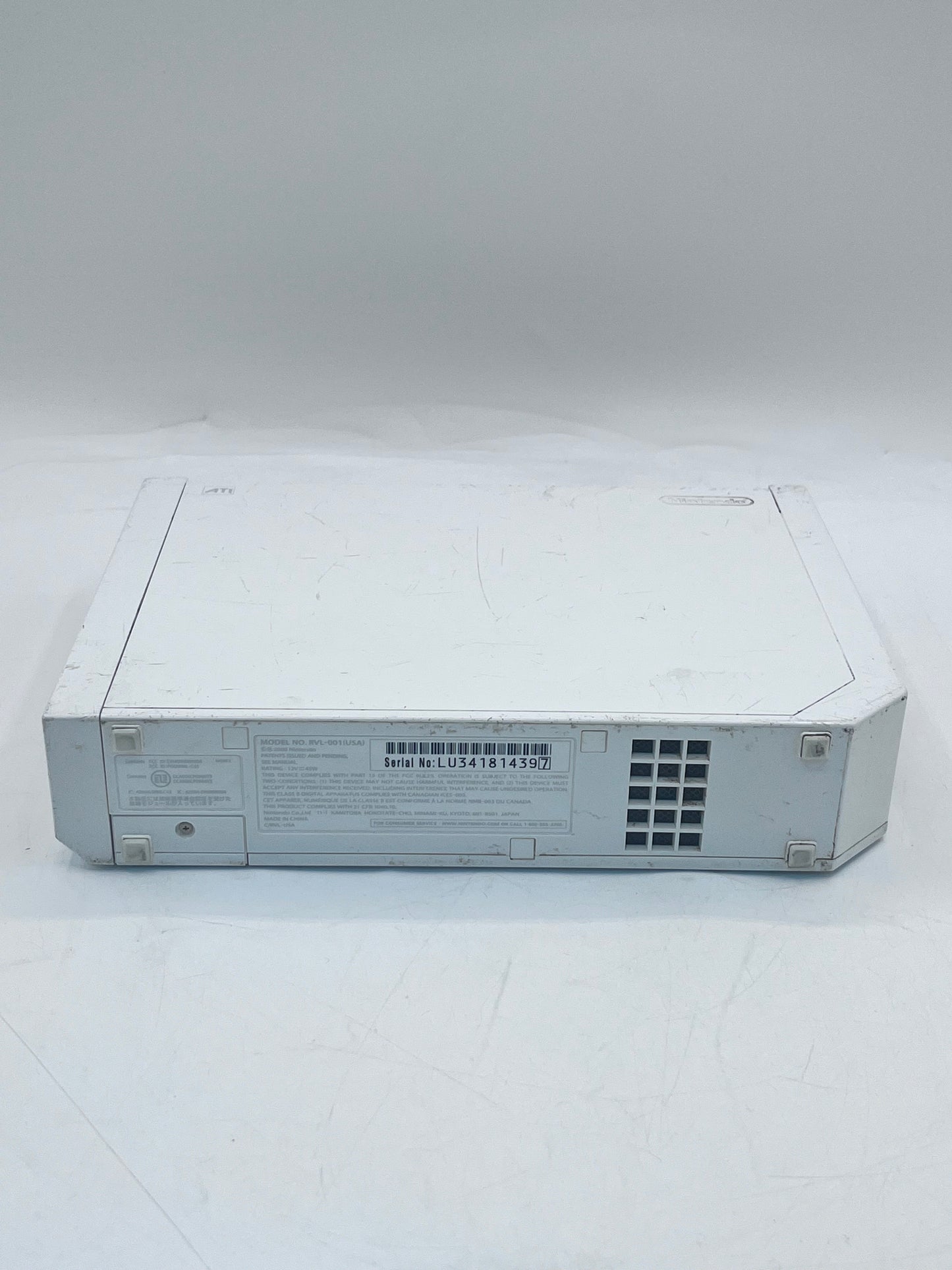 Nintendo Wii RVL-001 2006 Video Game System - White