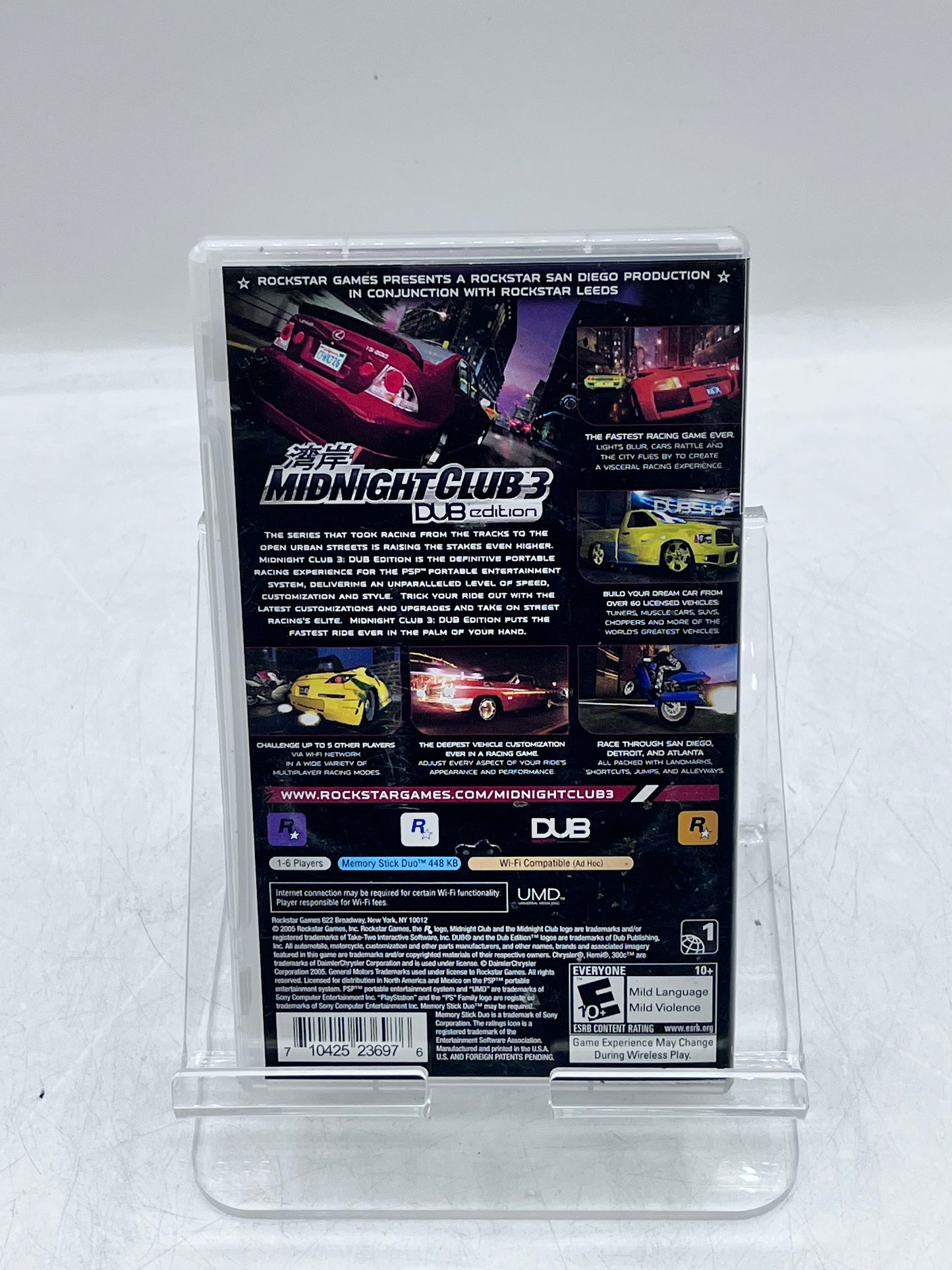 Midnight Club 3 DUB Edition PSP Video Game - Free Shipping!