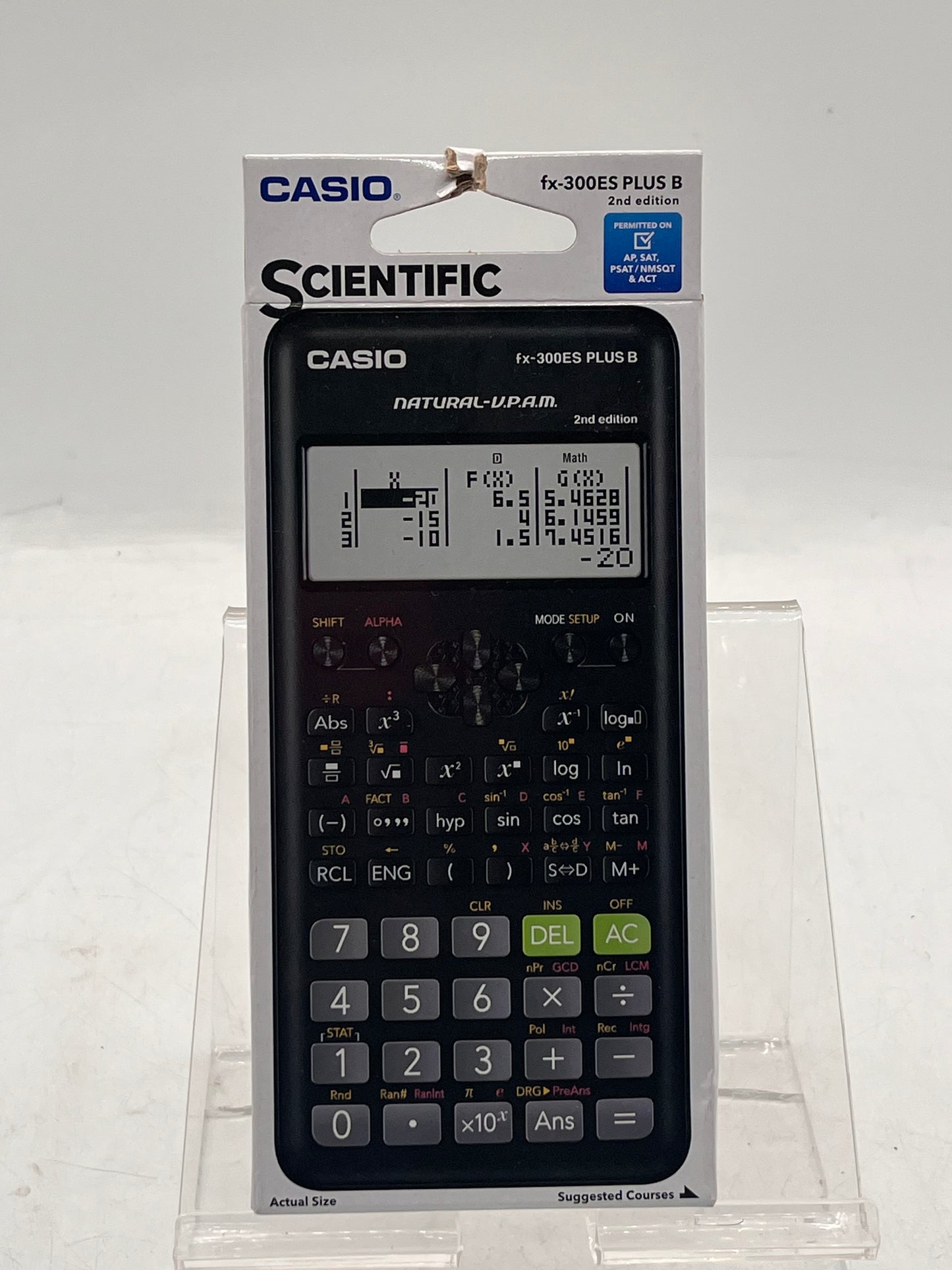 Casio FX-300ES Plus B 2nd Edition Scientific Calculator - Black