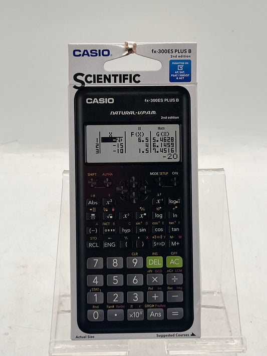 Casio FX-300ES Plus B 2nd Edition Scientific Calculator - Black