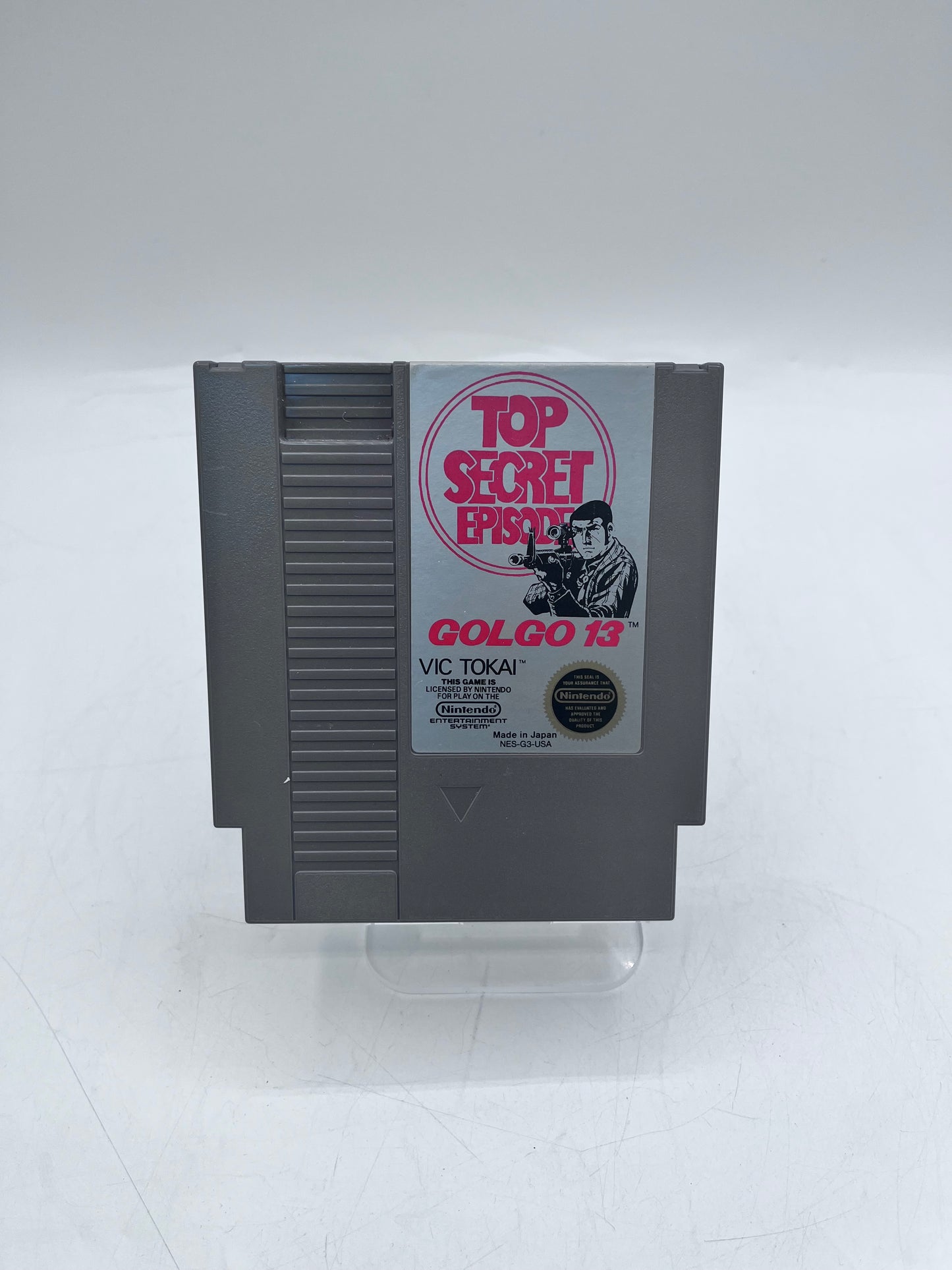 1988 Nintendo NES Golgo 13: Top Secret Episode FREE SHIPPING!