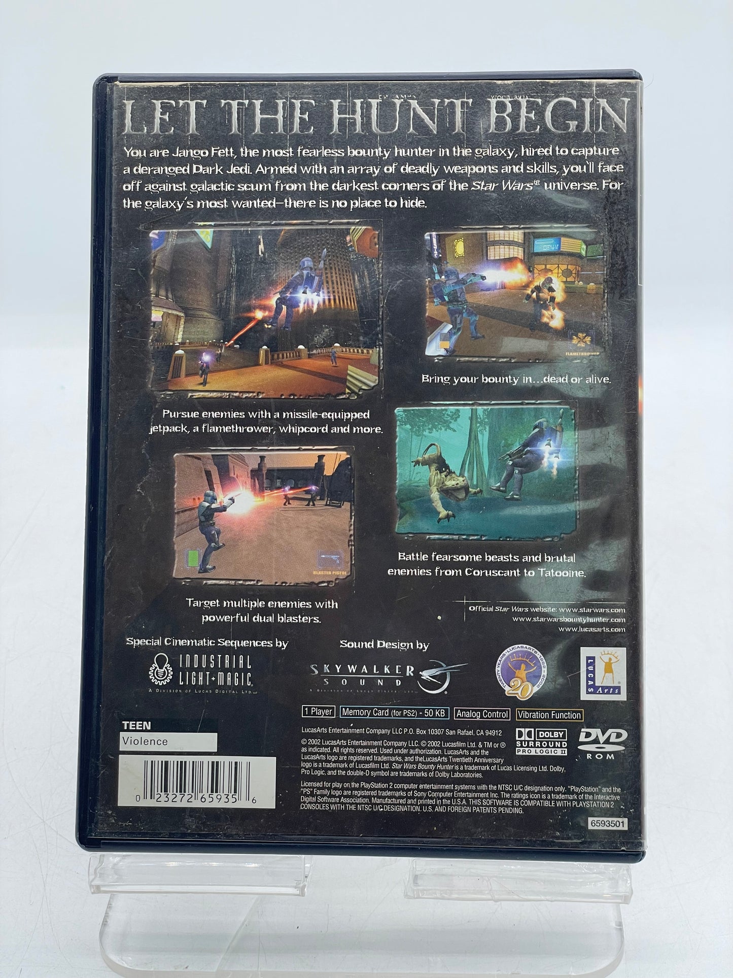 Star Wars Bounty Hunter - Sony PlayStation 2 PS2 Video Game