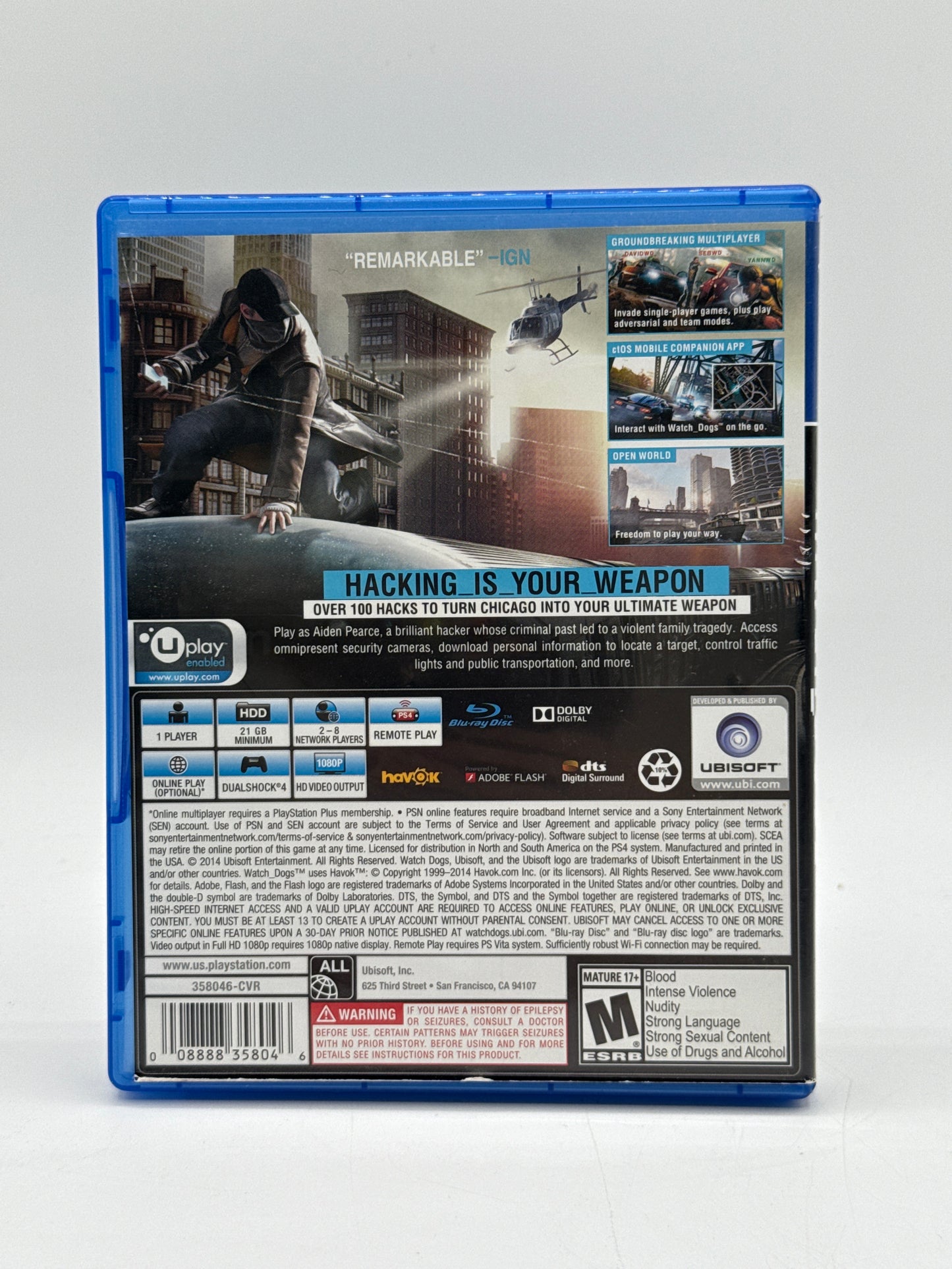 Watch Dogs PS4