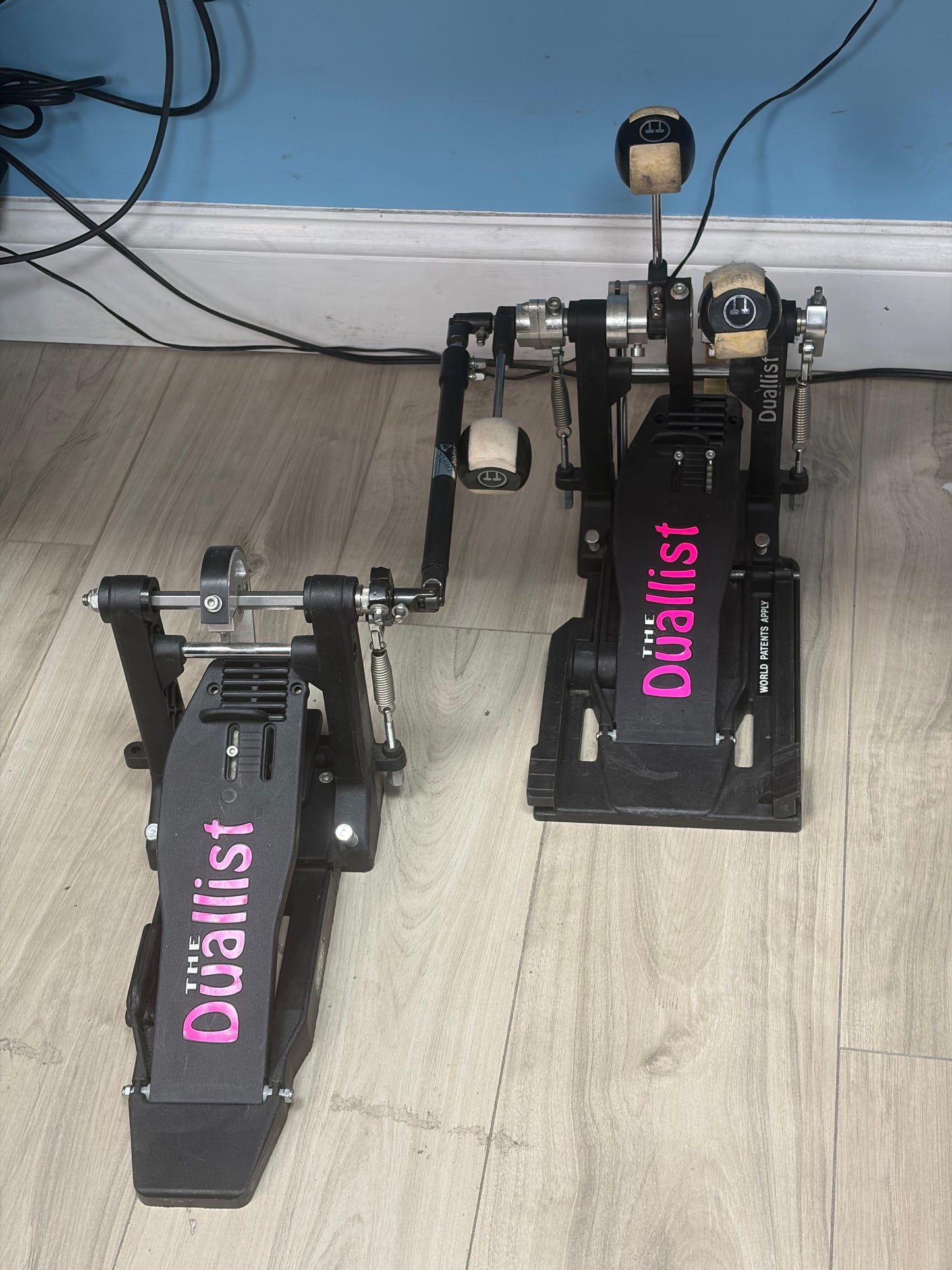 The Duallist D3 Triple Pedal w/Double Bass Attachment Free Shipping