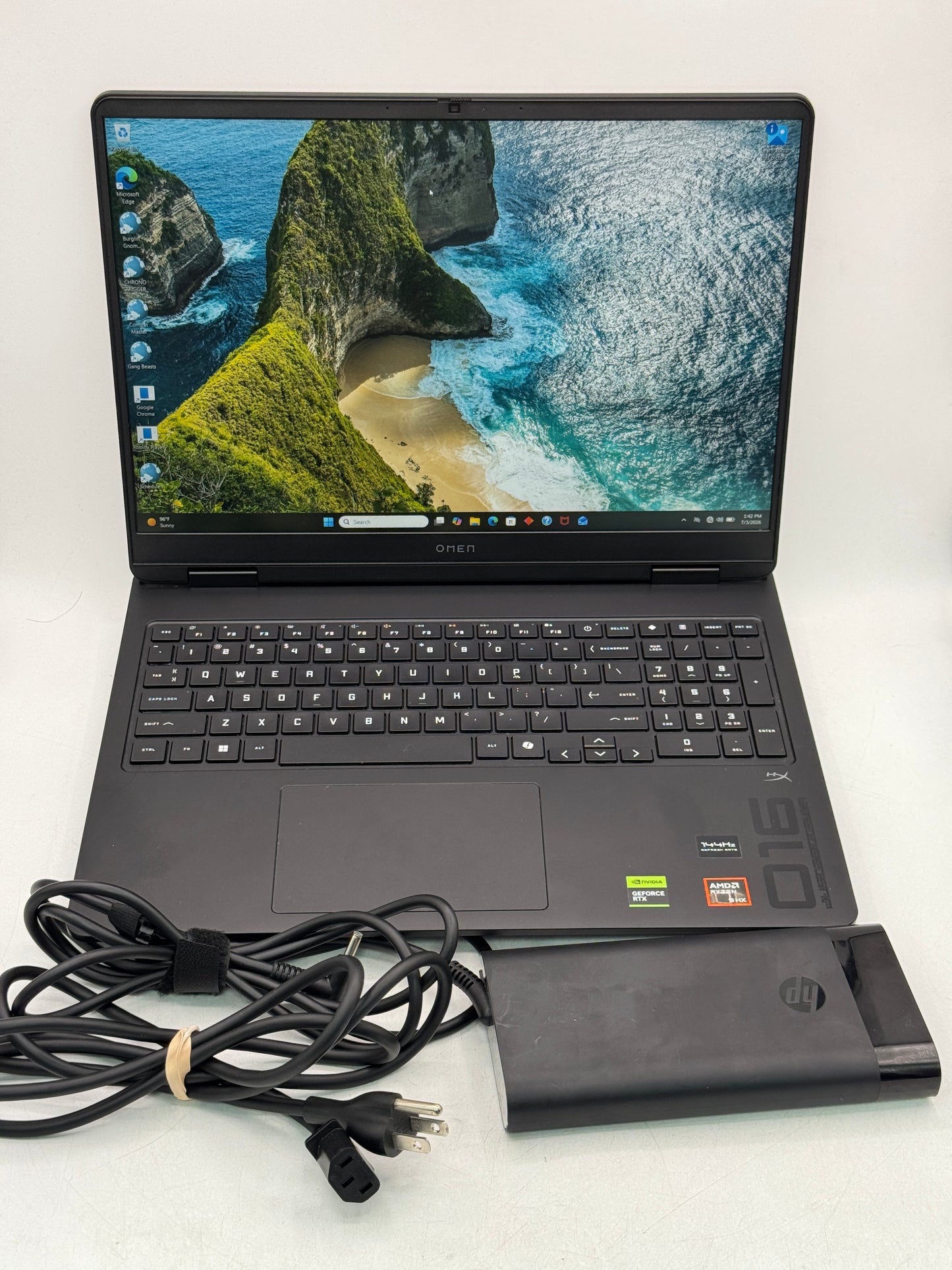 HP Omen 16-ap0053dx 16" Ryzen 9 8940HX 2.4GHz 32GB RAM 1TB SSD GeForce RTX 5060