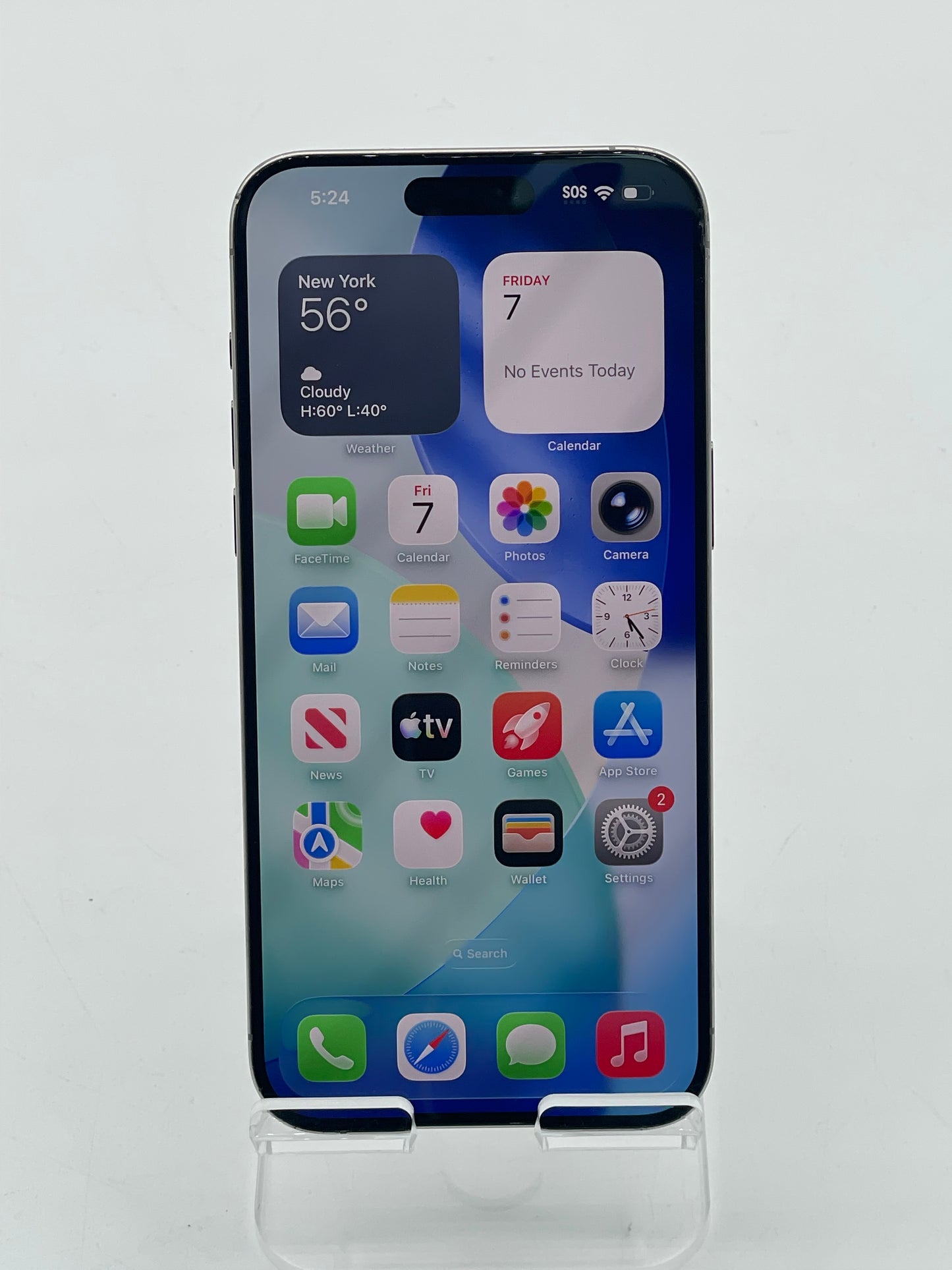 Unlocked Apple iPhone 15 Pro Max 256GB A2849 MU683LL/A Natural Titanium READ