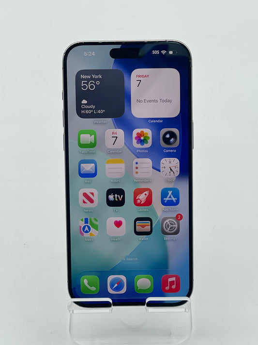 Unlocked Apple iPhone 15 Pro Max 256GB A2849 MU683LL/A Natural Titanium READ
