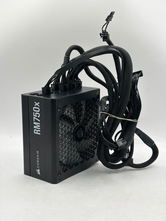 Corsair RM750x ATX 750W Power Supply - Black Tested & Working