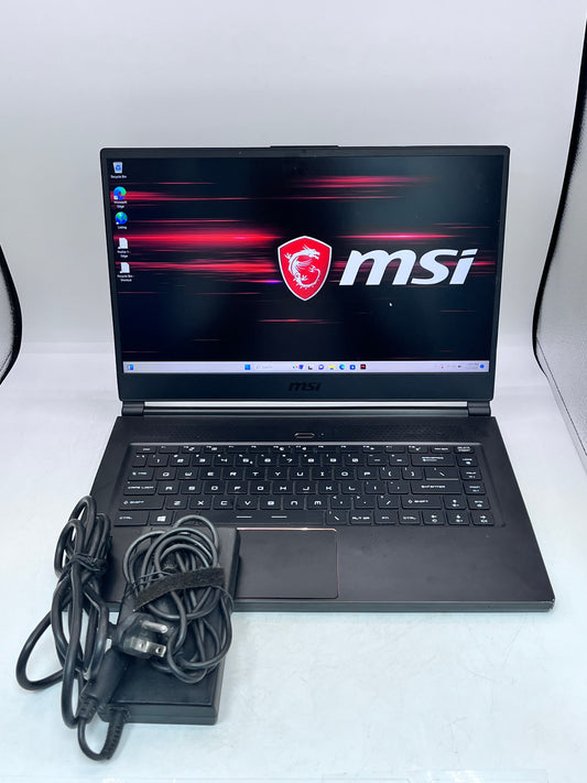 MSI GS65 Stealth Thin 8RF Laptop 15.6" I7-8750H, 16GB RAM, 256GB SSD GTX 1070 with  Max-Q