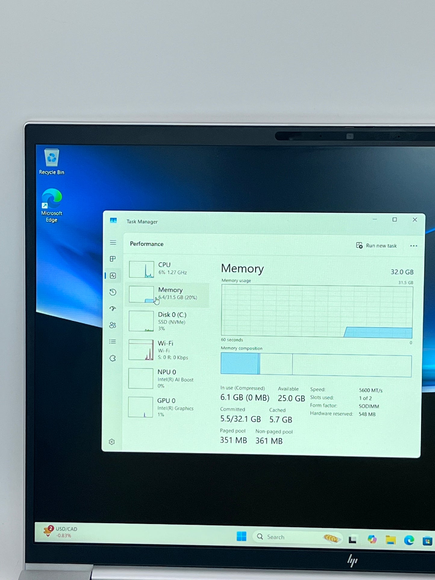 HP 17-BY4013DX Windows 11 Intel Core i3-1115G4 3.0GHz 8GB RAM 256GB SSD 17.3