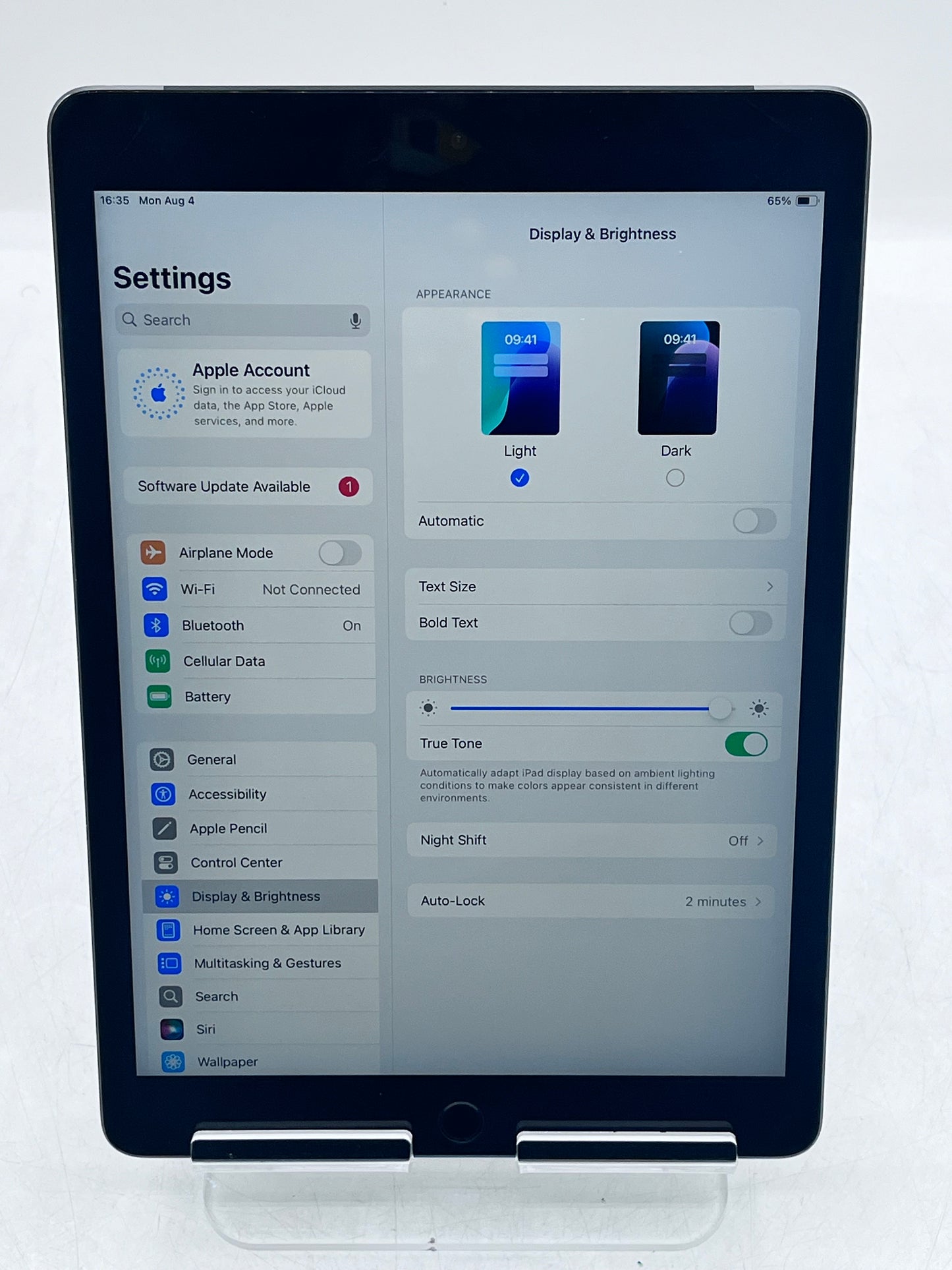 Unlocked Apple iPad (9th Gen) 64GB A2603 (2021) - Space Gray READ