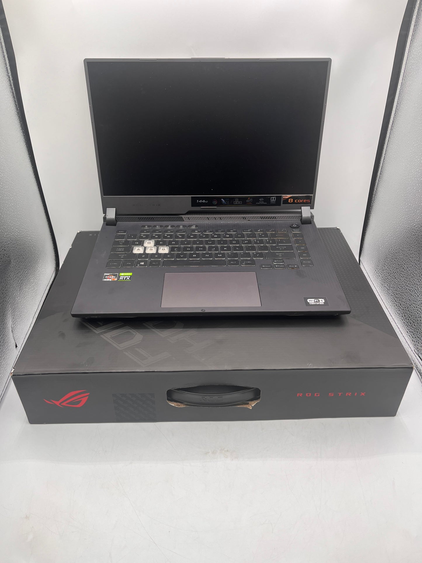ASUS ROG Strix G15 16-inch Laptop AMD Ryzen 7 16GB 512GB Black Broken for Parts