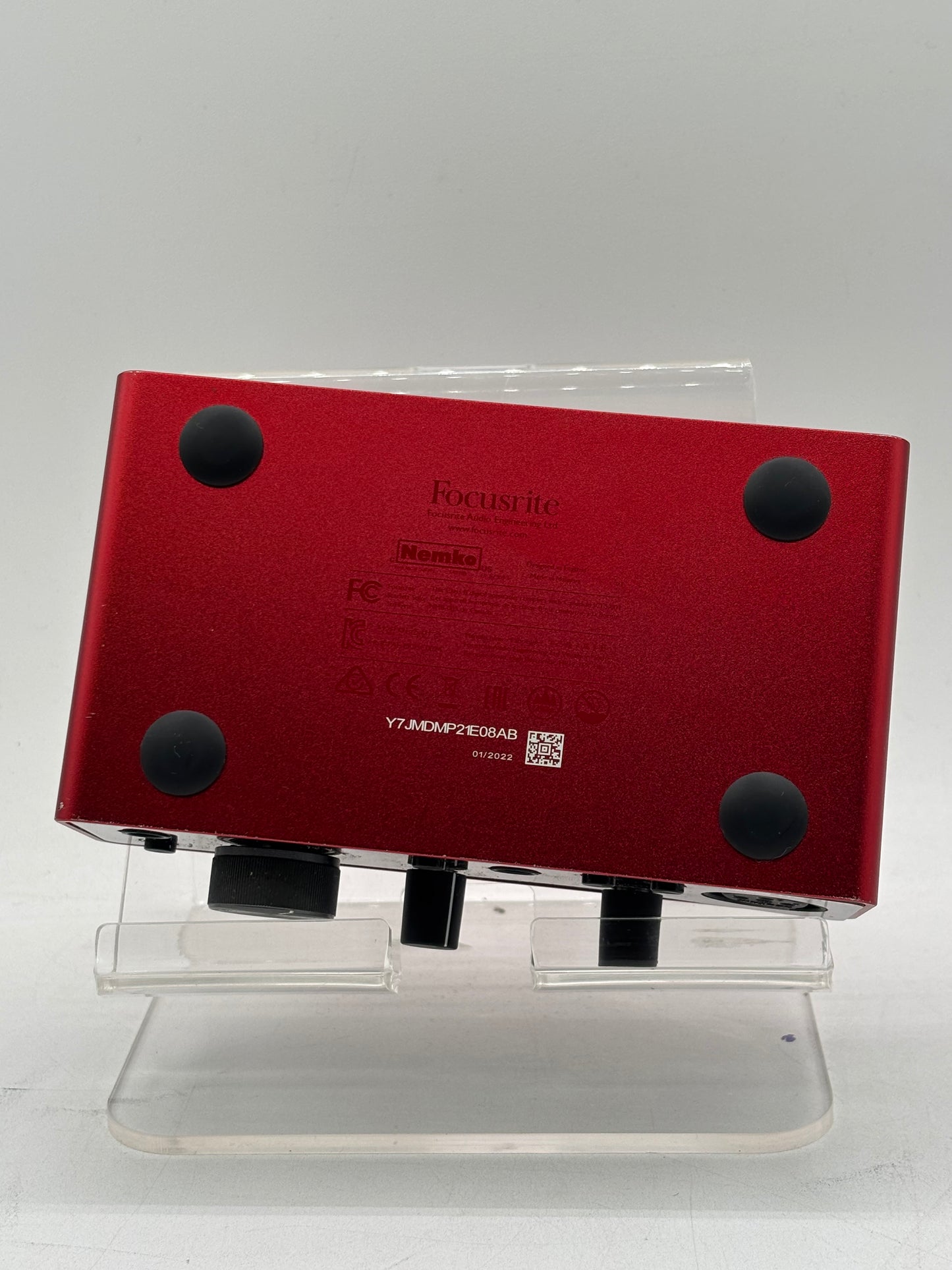 Focusrite Scarlett Solo 3rd Gen USB Audio Interface 2 x 2 w/ XLR, Red (FREE SHIPPING)