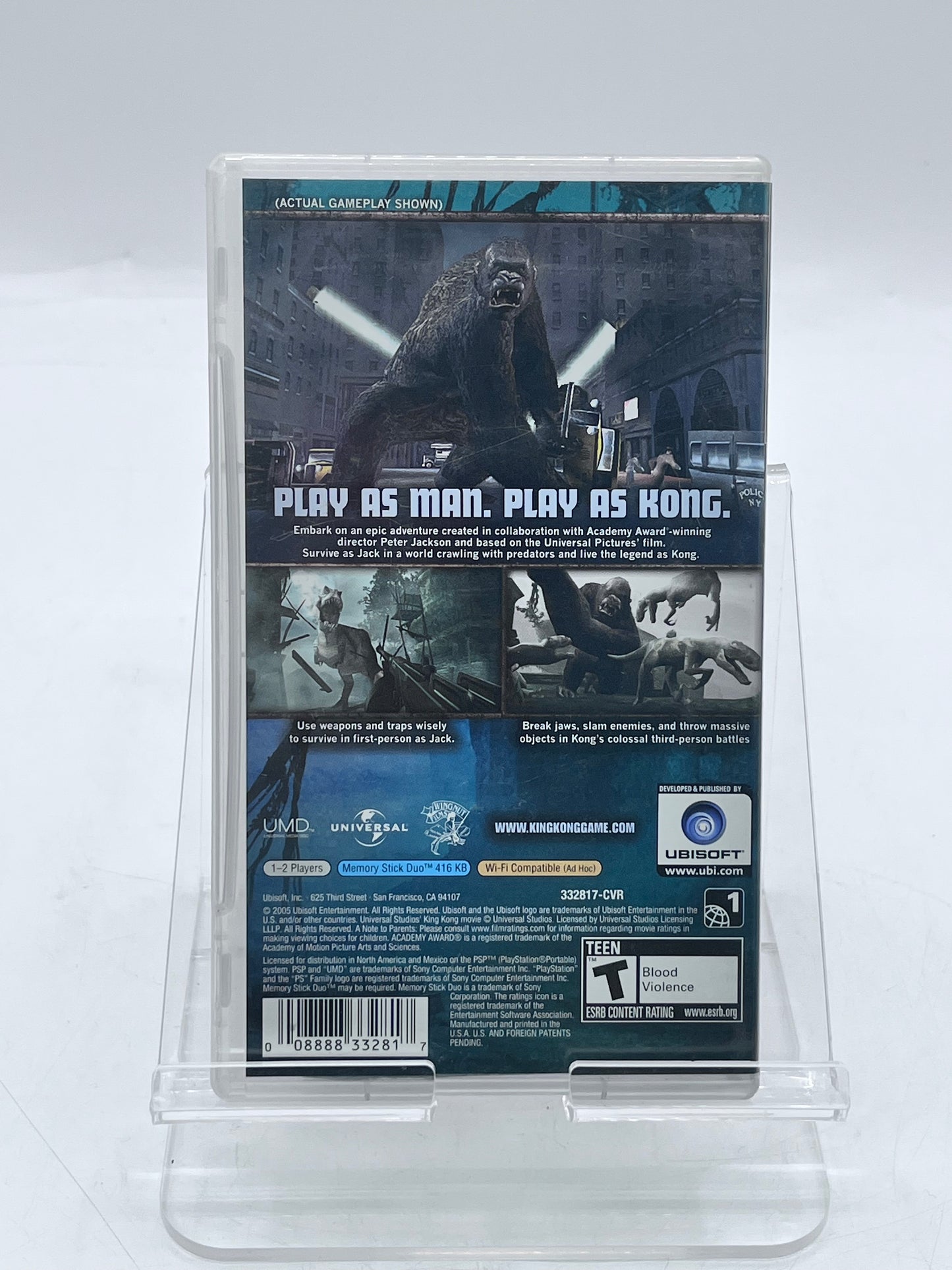 PSP Peter Jackson's King Kong Video Game Free Shipping!