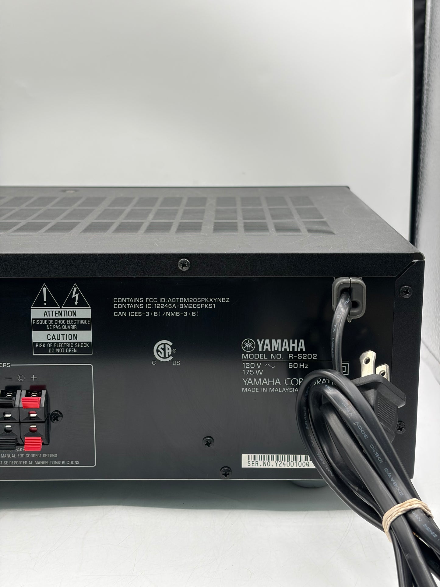 Yamaha R-S202 2ch. Natural Sound 200W Bluetooth Stereo Receiver