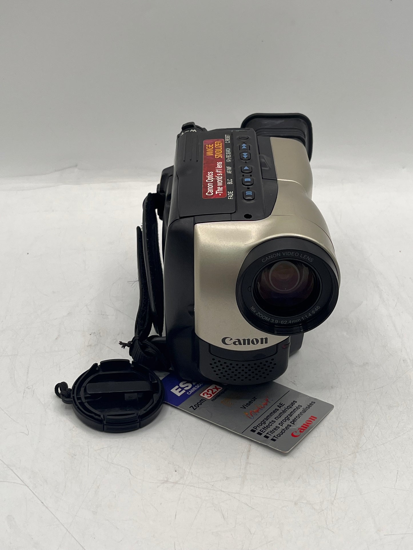 Canon EOS ES280 8mm Video Camcorder NTSC Digital Camera Black