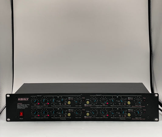 Ashly XR2000 Four Channel Two Way Stereo Three Way Electronic Crossover Black