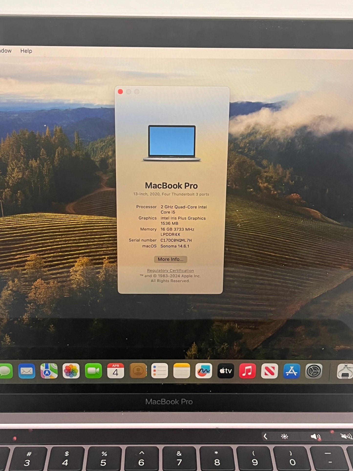 Apple MacBook Pro 13" A2251 (2020) Core i5 16GB 512GB Space Gray