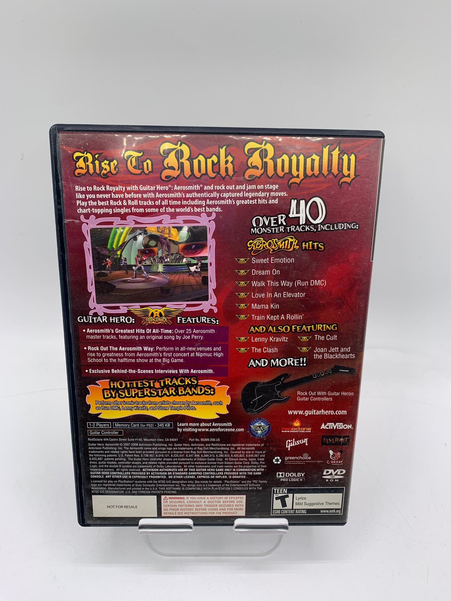 Guitar Hero Aerosmith - Playstation 2 Video Game - Free Shipping!