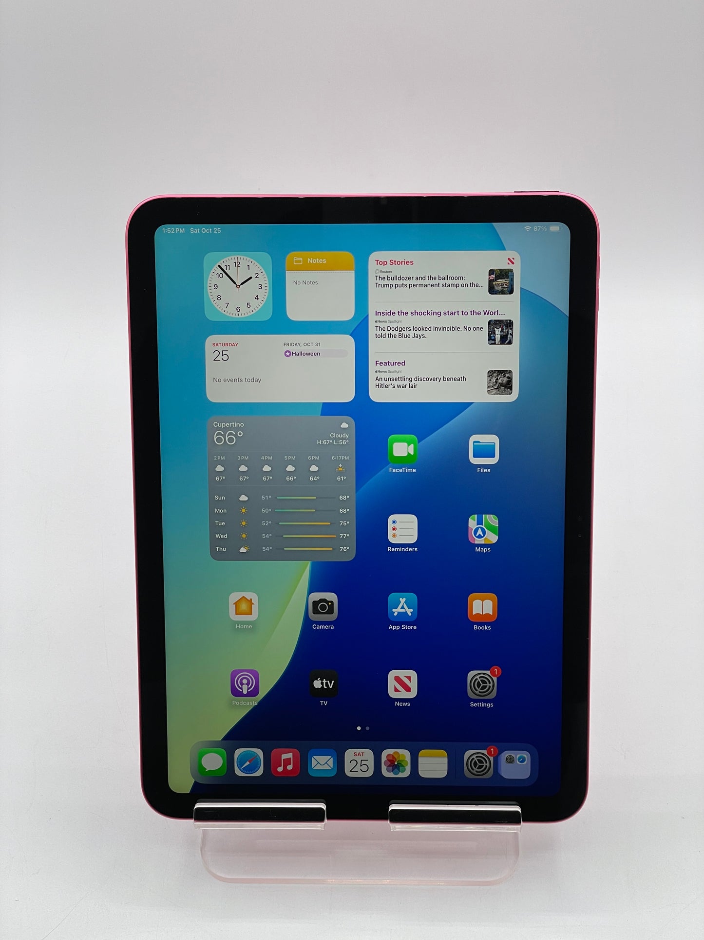 Apple iPad (10th Generation) 64GB A2696 MPQ33LL/A, Wi-Fi Only, 10.9 in - Pink