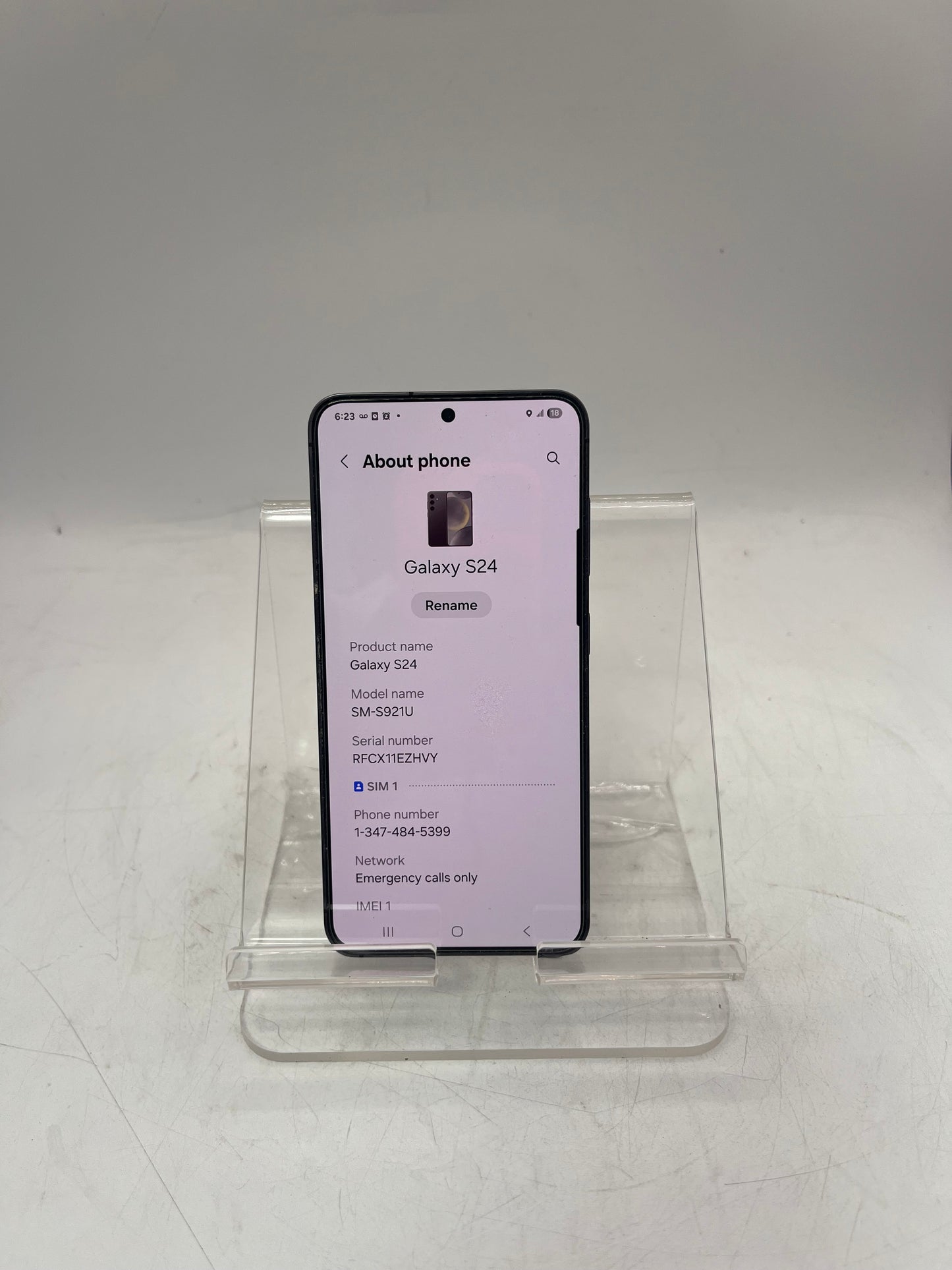 T-Mobile Samsung Galaxy S24 SM-S921U 128GB Smartphone - Black