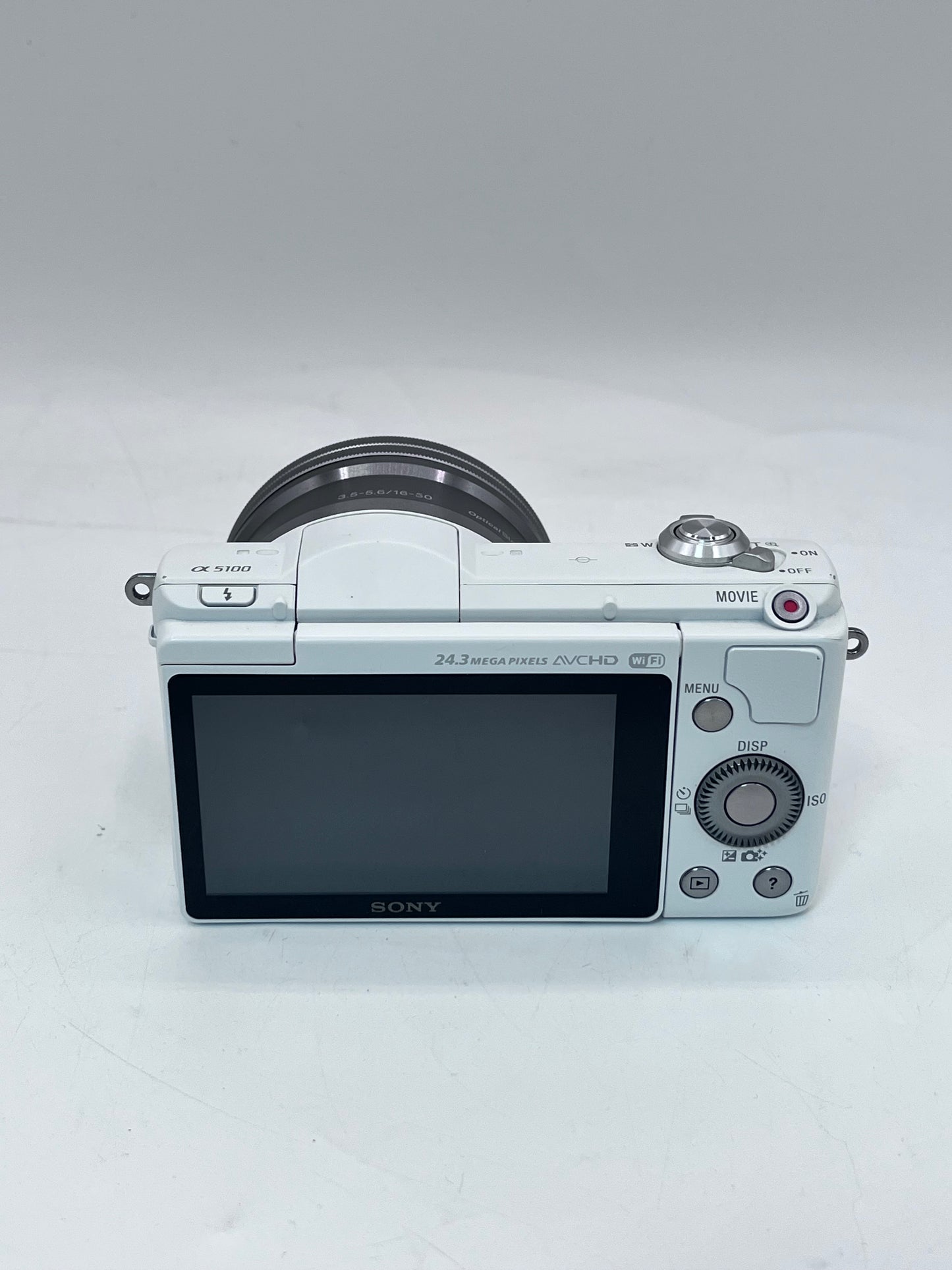 Sony Alpha a5100 24MP Mirrorless Digital Camera White w/ 16-50mm Lens Free Shipping