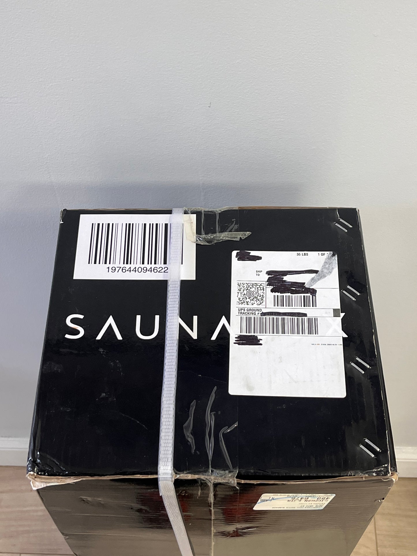 SAUNABOX SmartSteam pro Sauna with Red Light Therapy - Black