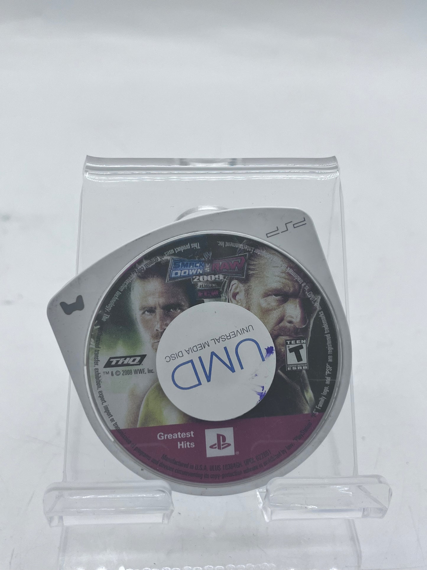 PSP WWE Smackdown vs Raw 2009 Video Game Free Shipping!