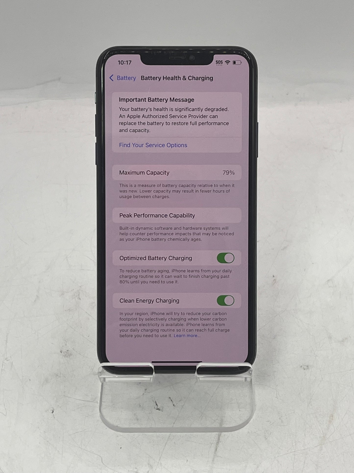 Unlocked Apple iPhone 11 Pro Max 512GB A2218 MWHR2TU/A Midnight Green