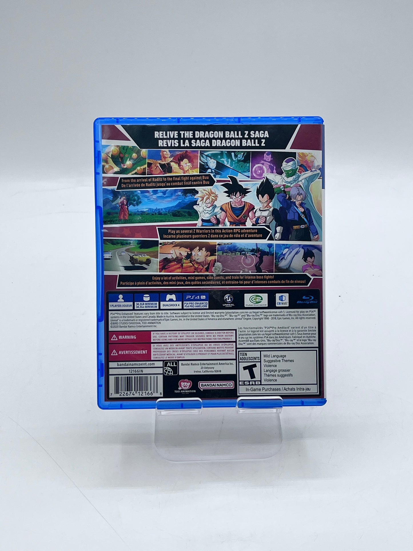 PlayStation 4 Dragon Ball Z: Kakarot Video Game - Free Shipping!