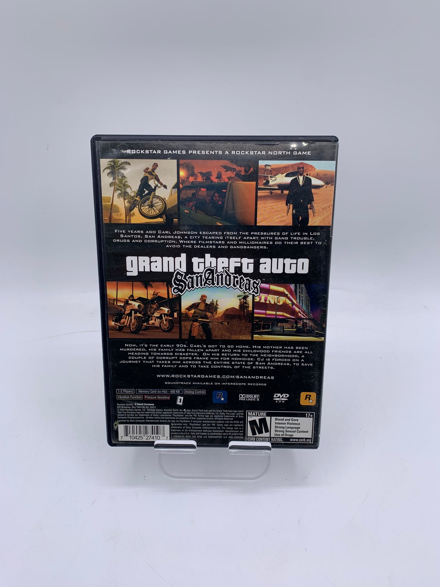 Grand Theft Auto San Andreas - Playstation 2 Video Game - Free Shipping!