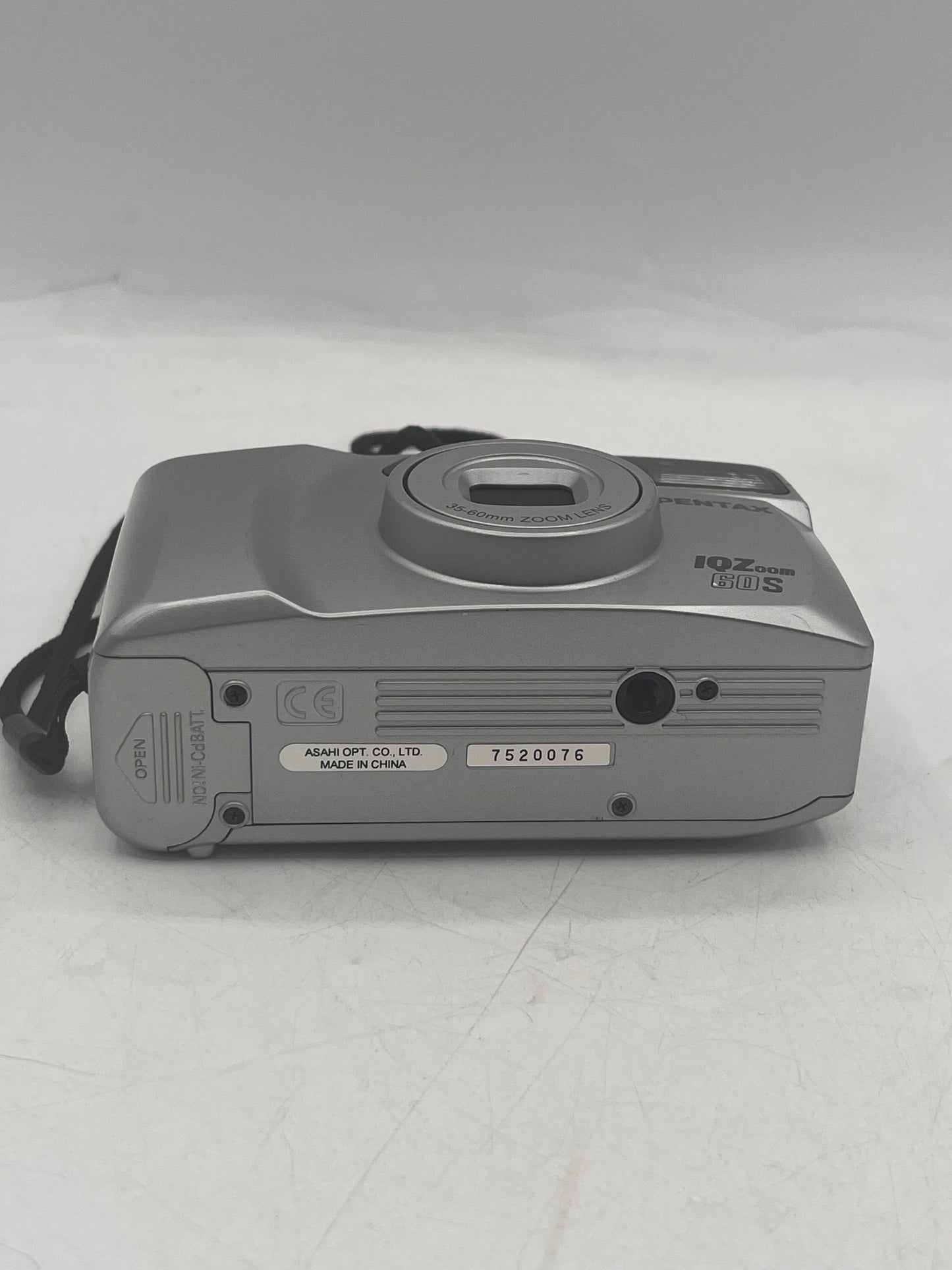 PENTAX IQZoom 115M 35mm Point & Shoot Film Camera Silver Tested Works