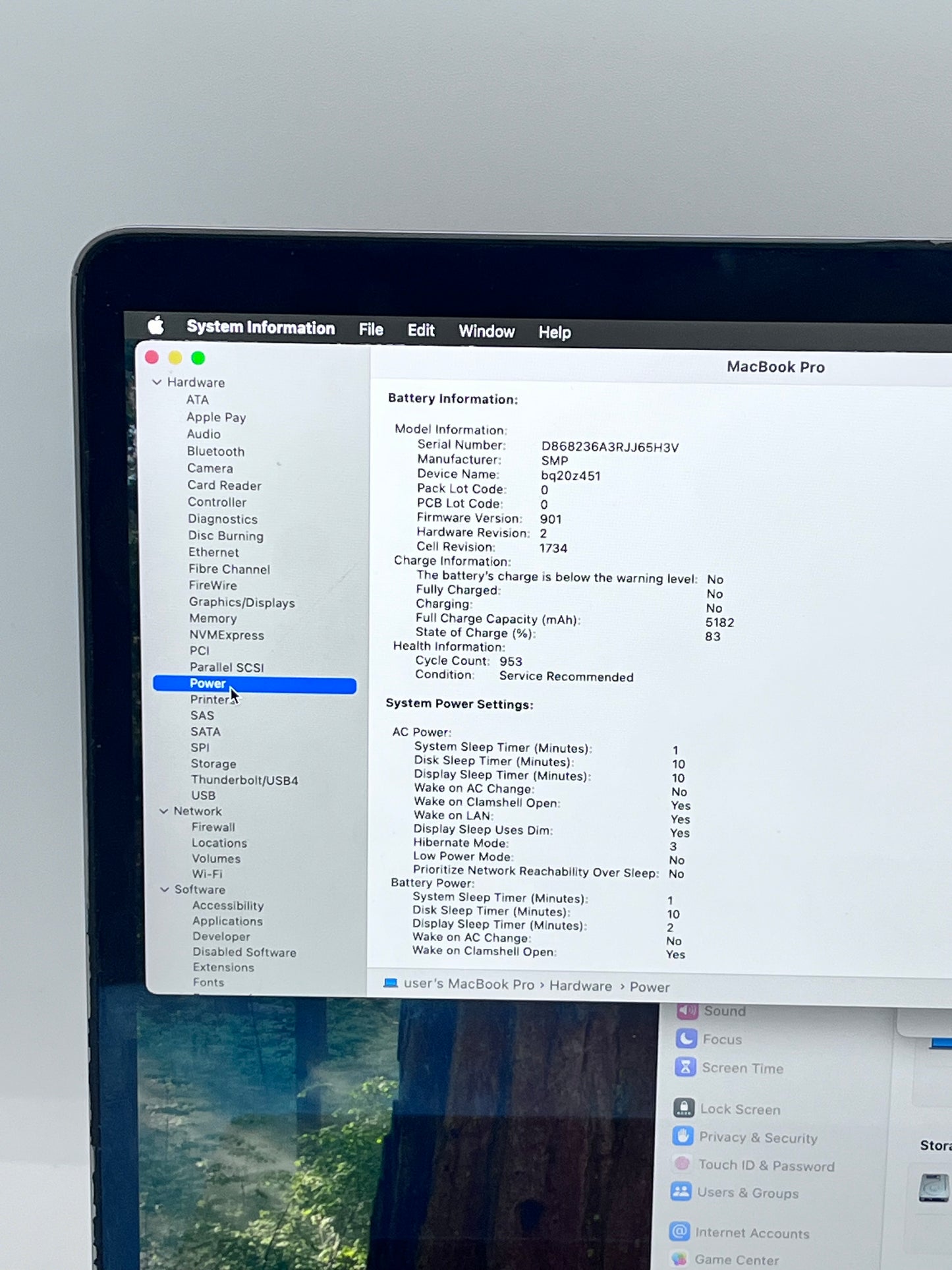 2018 Apple MacBook Pro 15" i9 16GB 1TB A1990 Space Gray READ