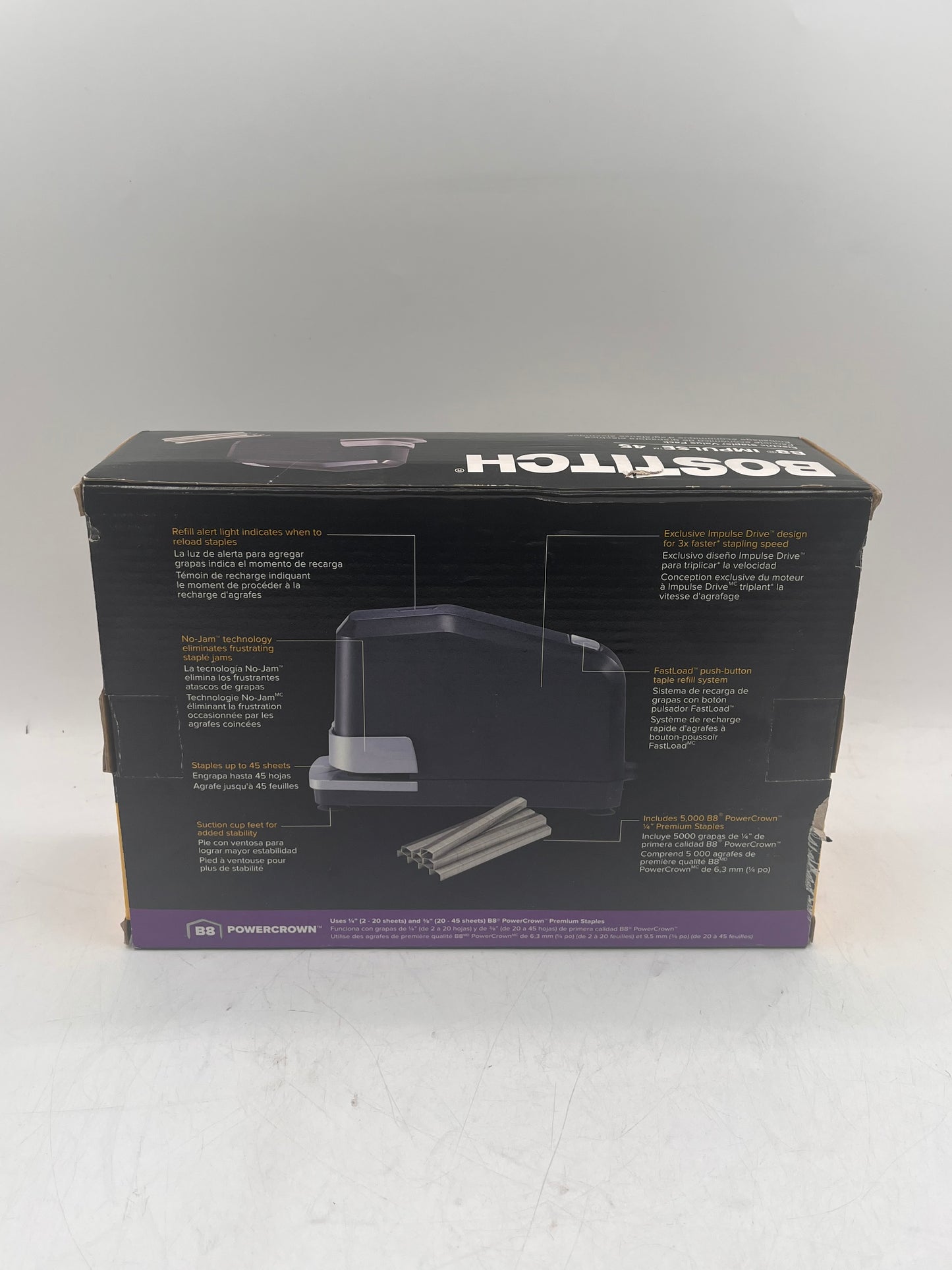 BOSTITCH B8 Impulse 45 Electric Stapler Value Pack Model B8E-VALUE