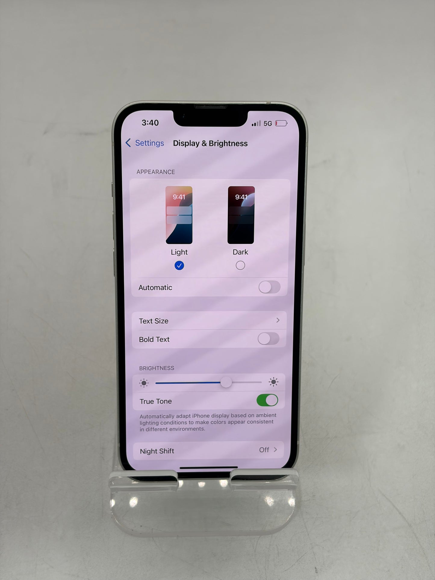 Unlocked Apple iPhone 13 128GB White A2482 MLA43LL/A Service Battery