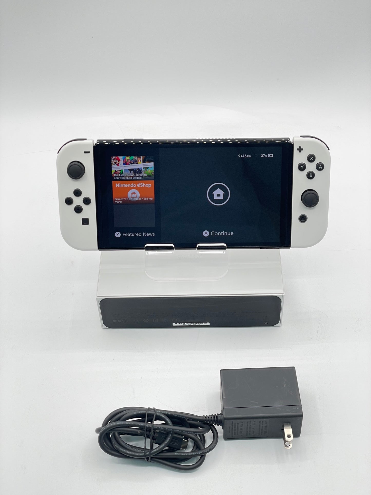 Nintendo Switch OLED Model HEG-001 Handheld Video Game Console - 64GB - White