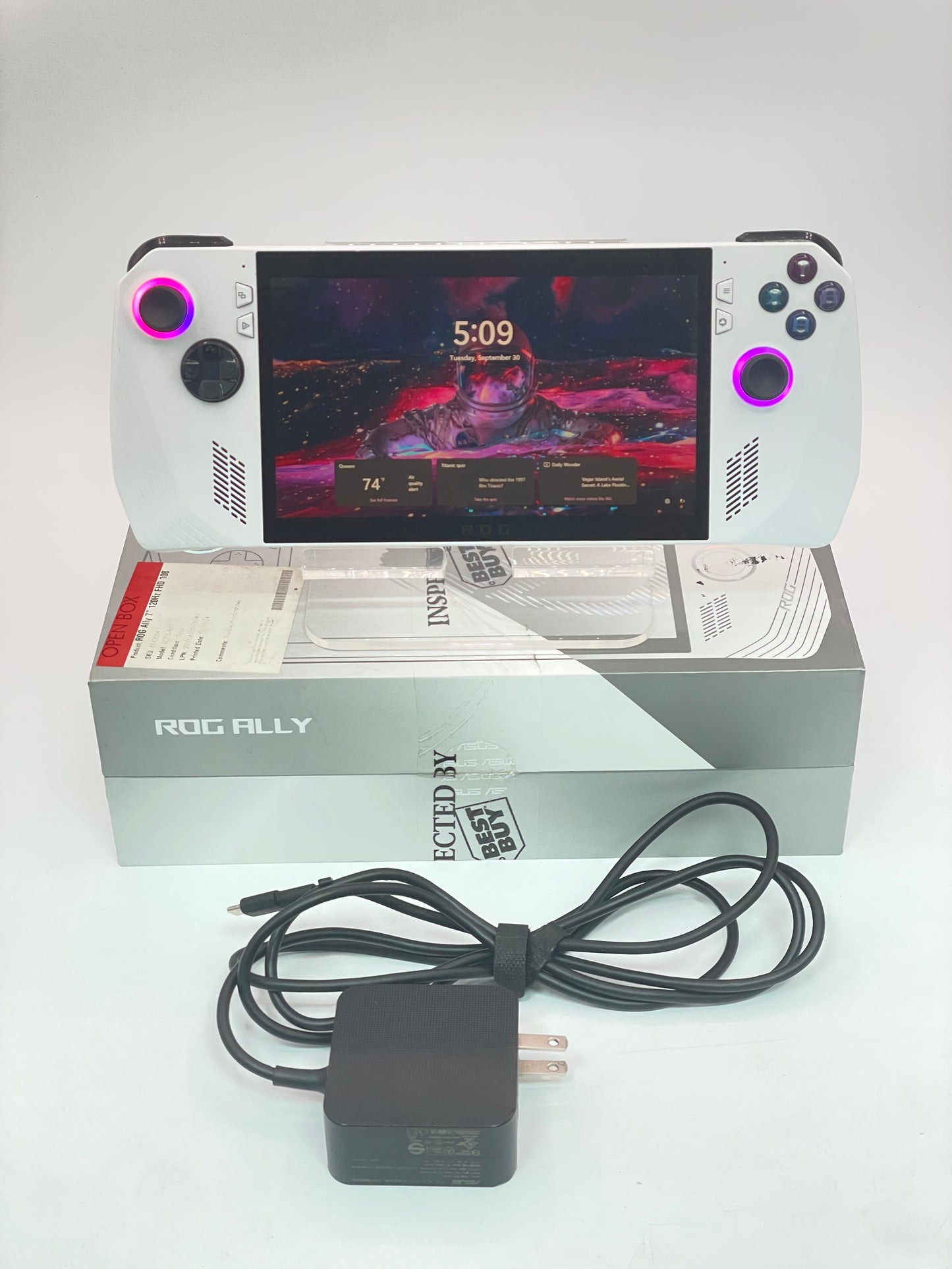 ASUS ROG Ally 7" 120Hz FHD 1080p Gaming Handheld Console AMD Ryzen Z1 512GB