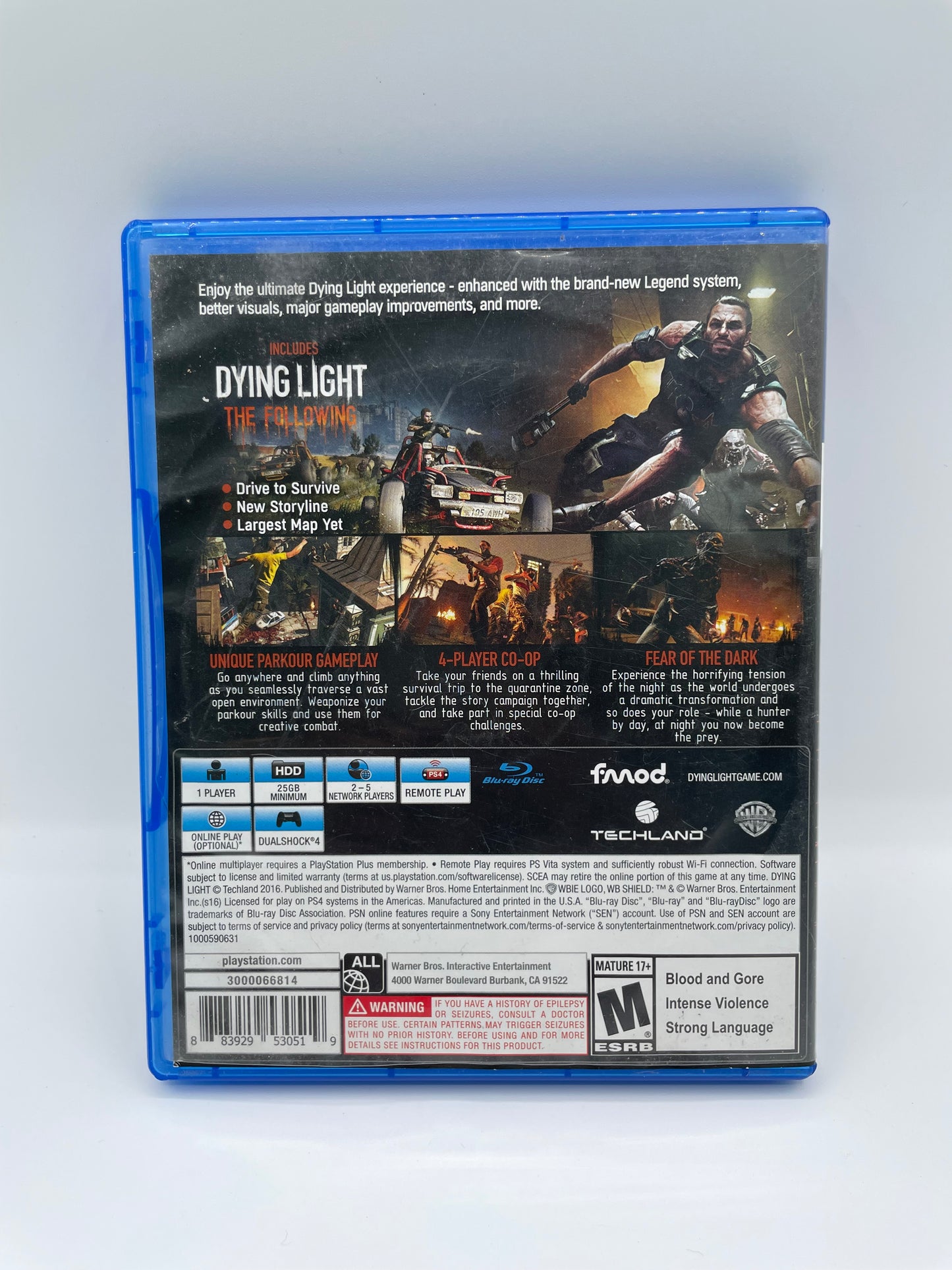 Playstation 4 Dying Light The Following - Enhanced Edition - Used with Box