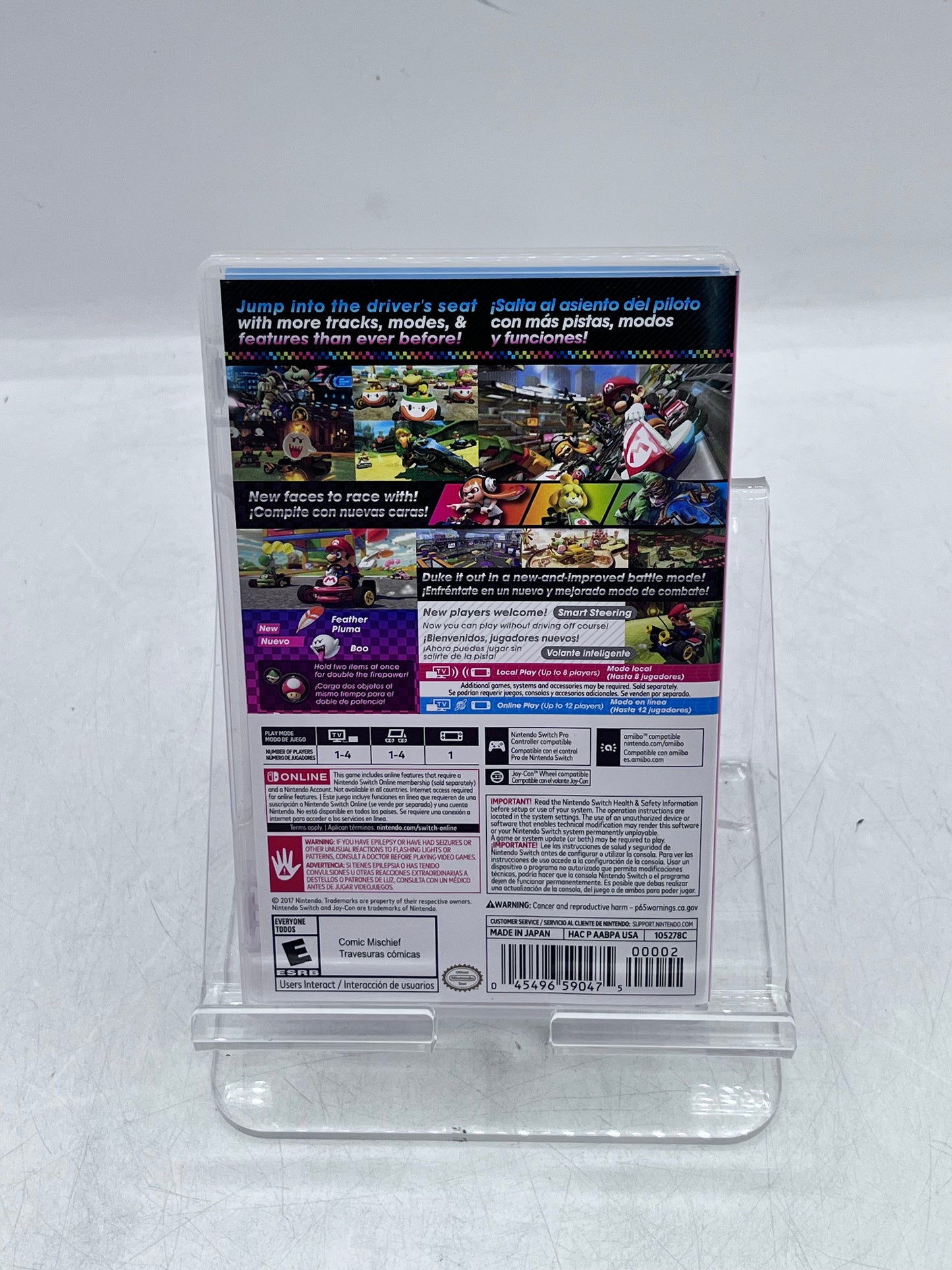 Nintendo Switch Mario Kart 8 Deluxe - Used with Box - Free Shipping!