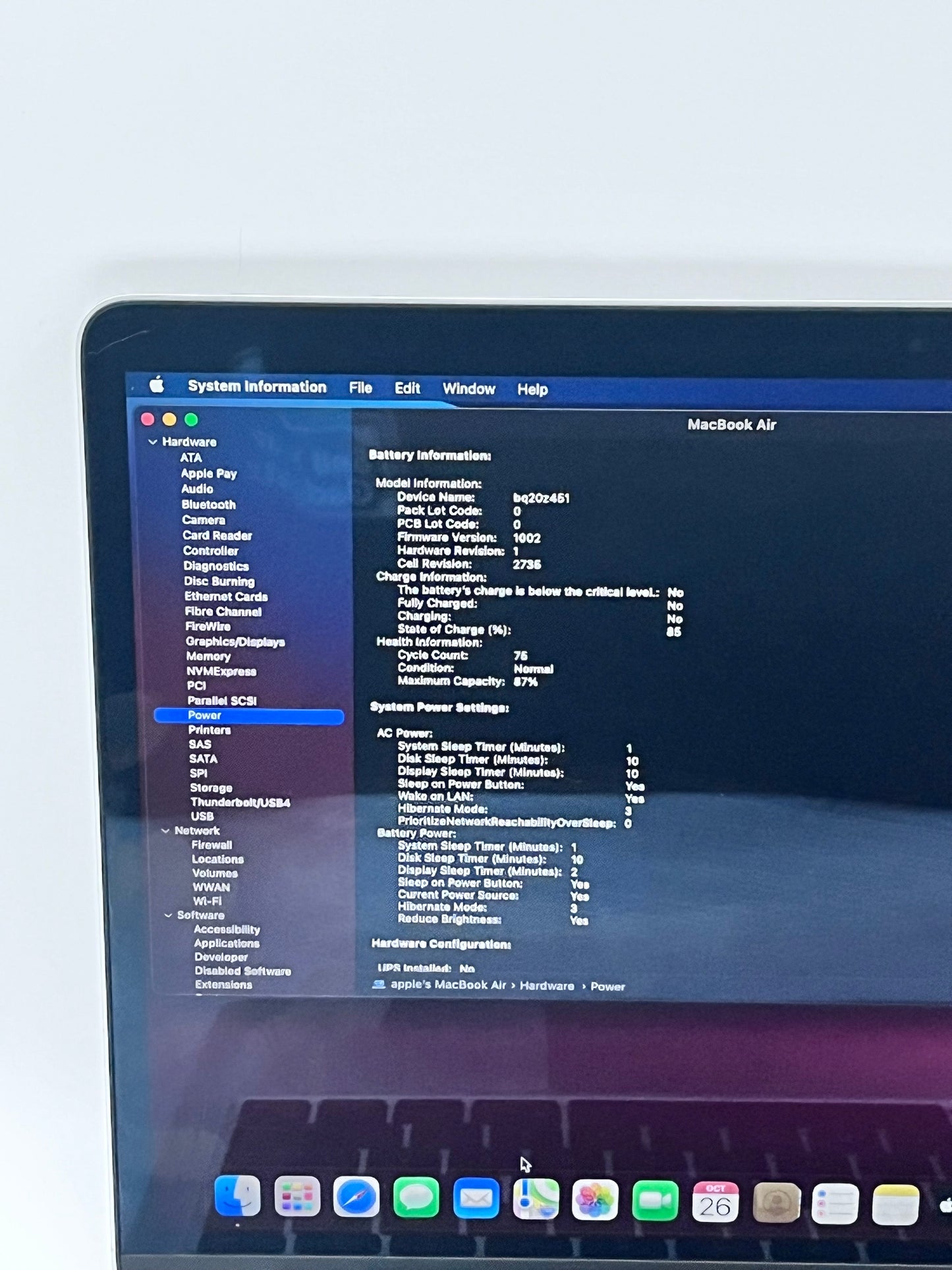 2020 Apple MacBook Air 13.3" M1 7C 8GB 128GB A2337 REMOTELY MANAGED