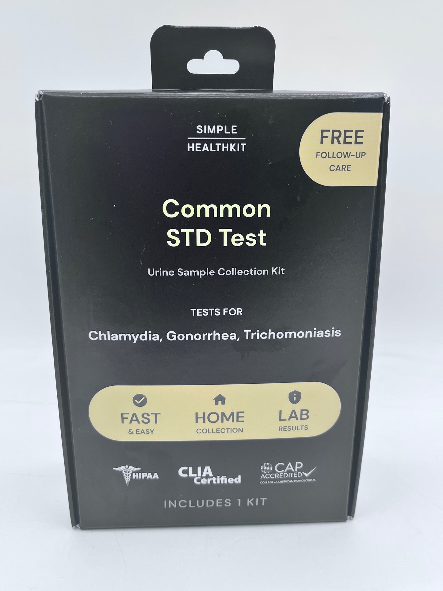 Simple HealthKit At-Home Common STD Test Kit – Chlamydia, Gonorrhea, Trichomonia
